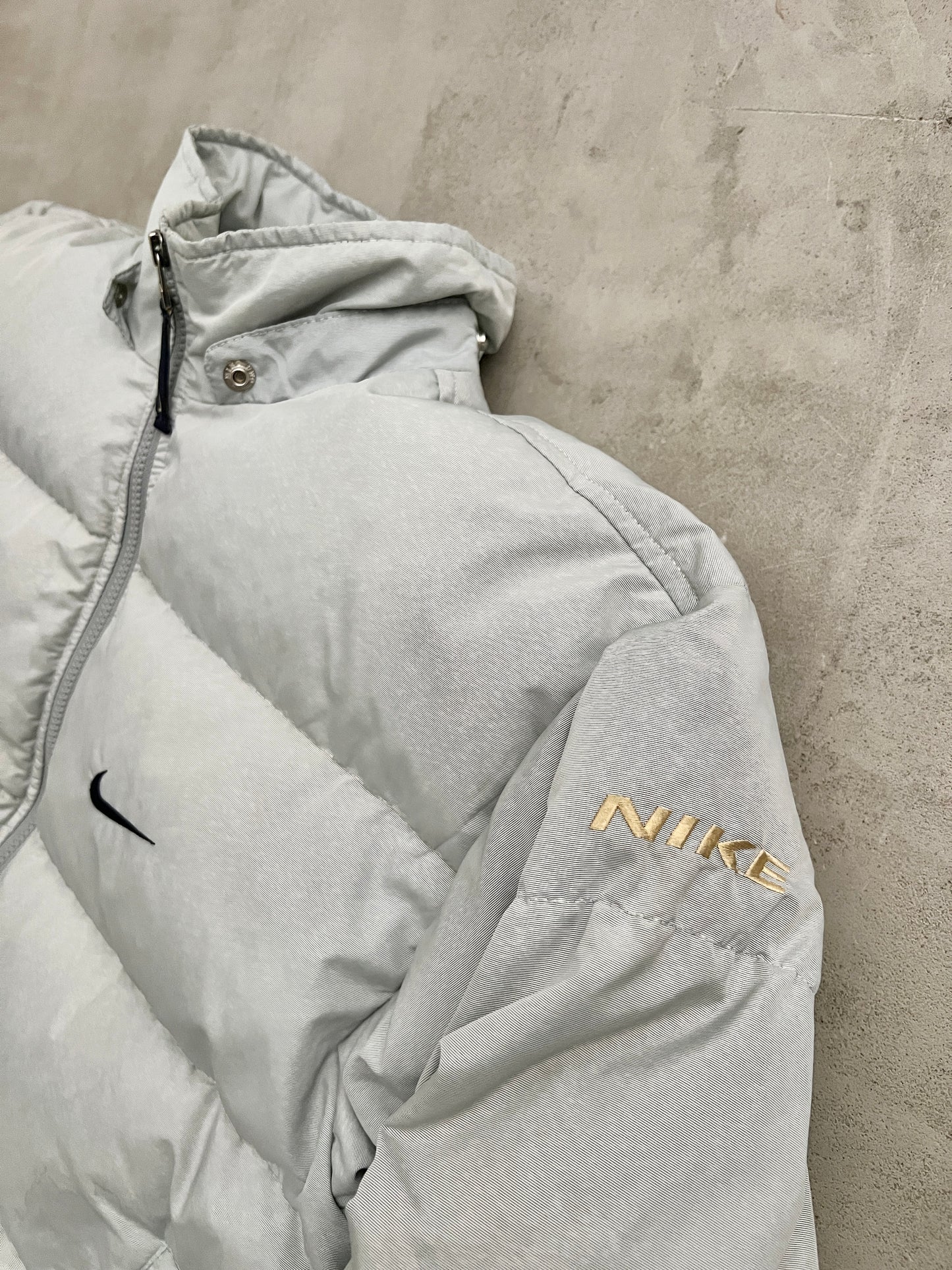 GREY NIKE PUFFER - 1990S - S