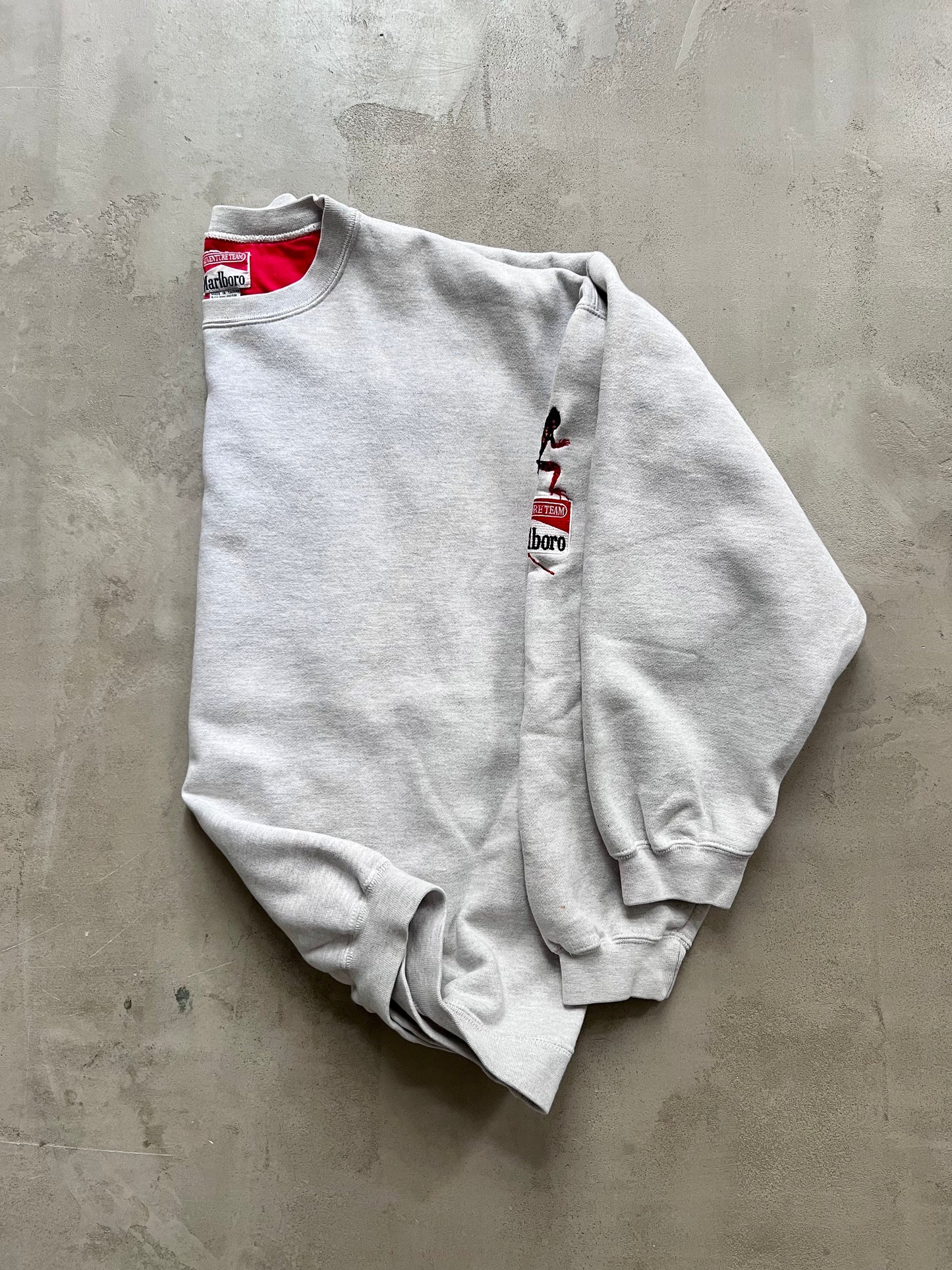 GREY MARLBORO SWEATER - 1990S