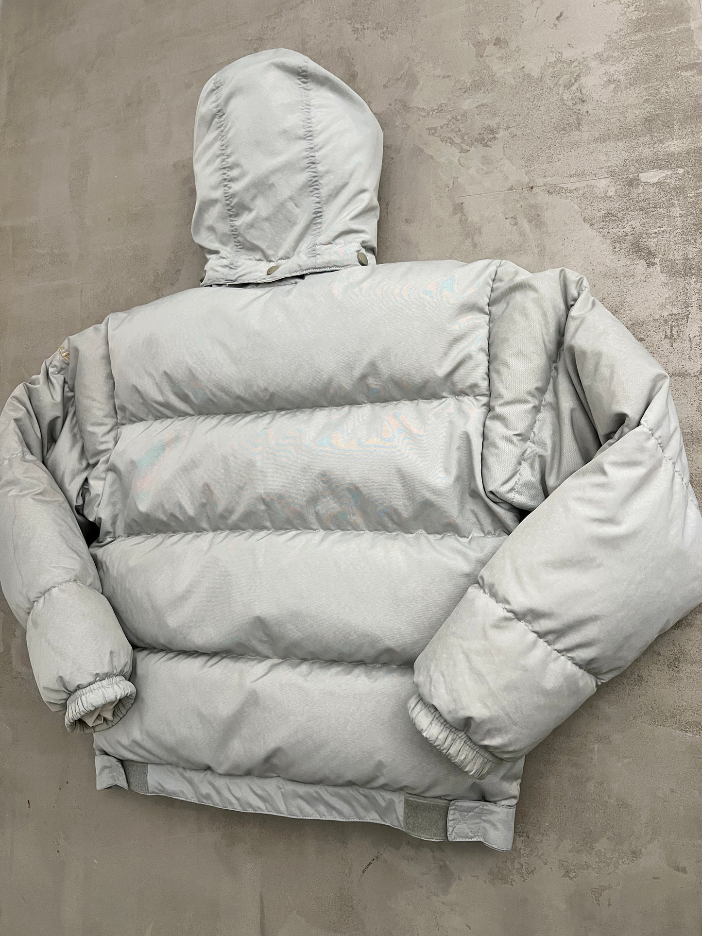 GREY NIKE PUFFER - 1990S - S