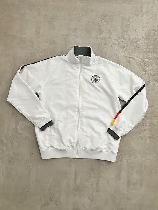 WHITE GERMANY SOCCER TRACK JACKET - 2000S - L