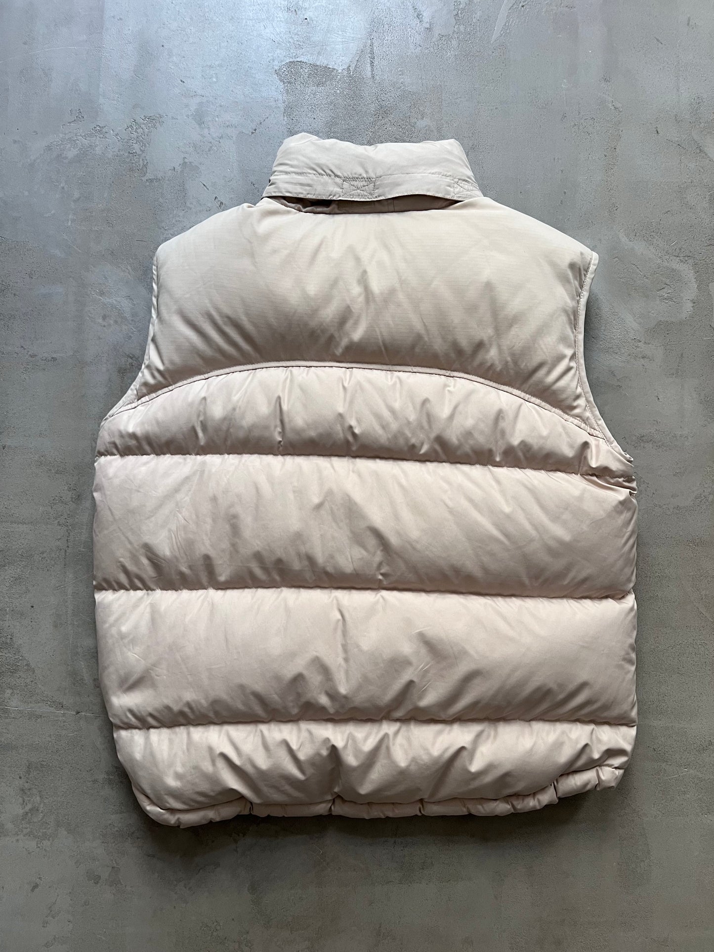 SAND/TAN NIKE PUFFER VEST - 2000S - L/XL