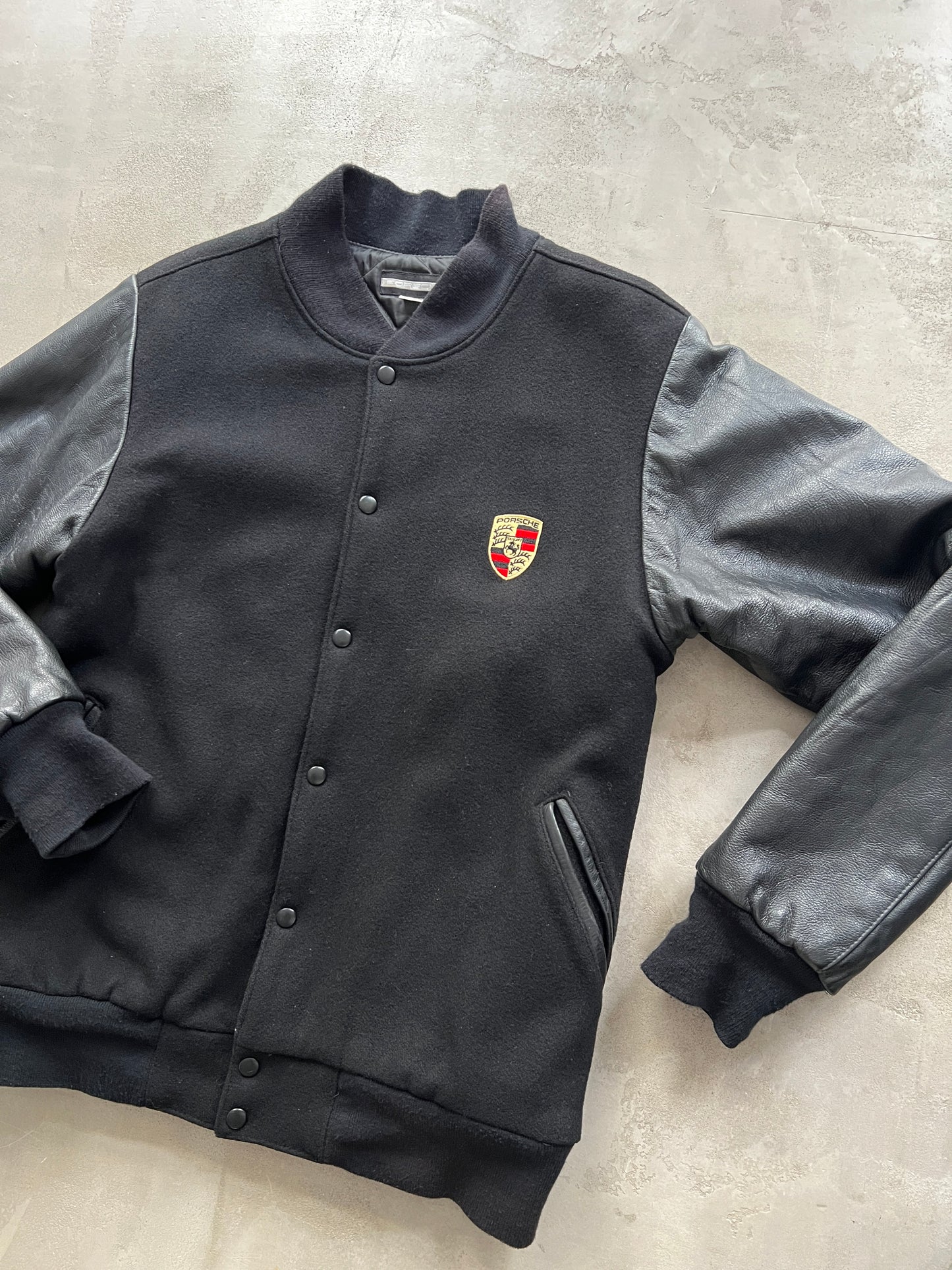 PORSCHE BOMBER JACKET - 1990S - L/M