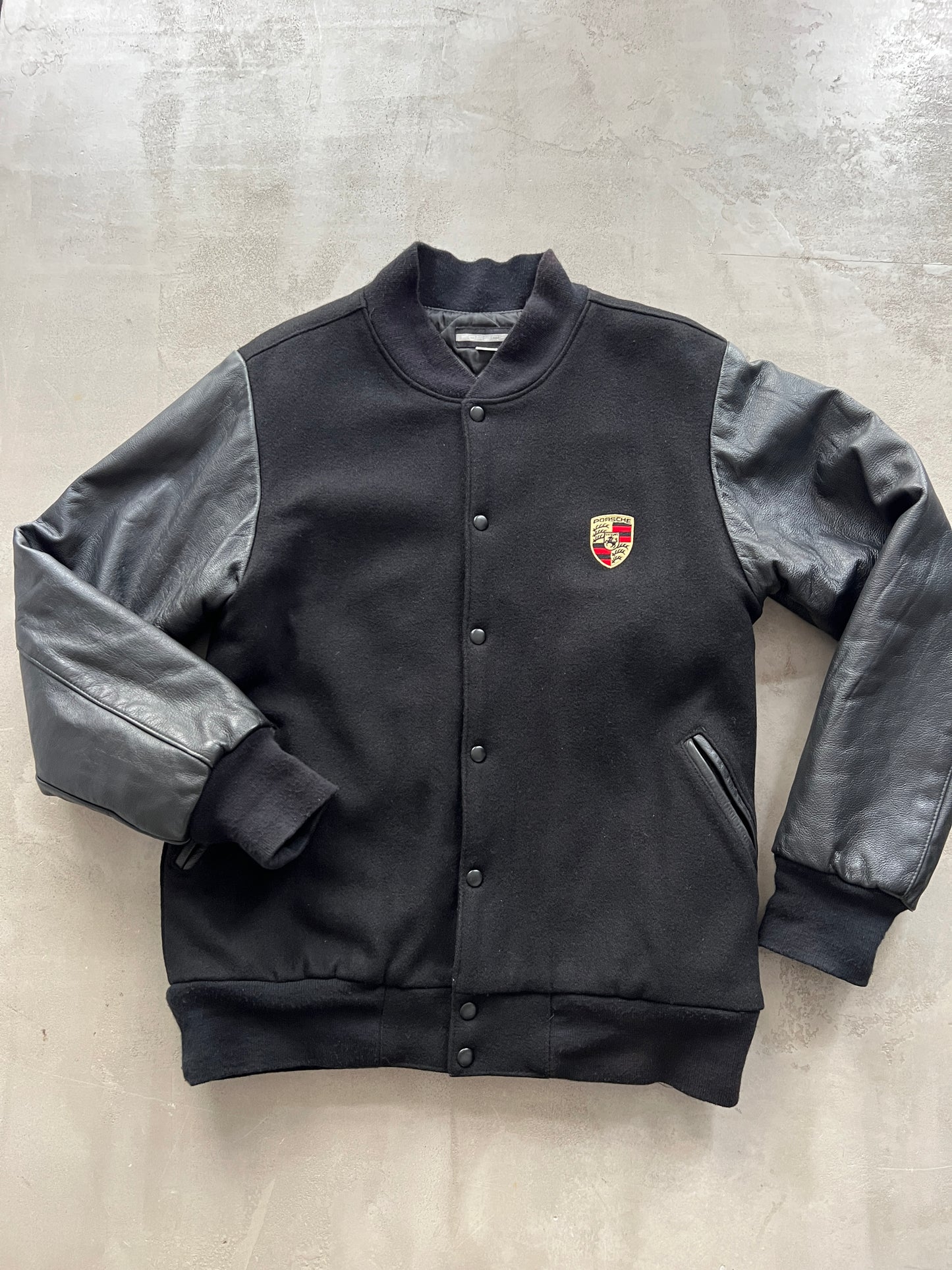 PORSCHE BOMBER JACKET - 1990S - L/M