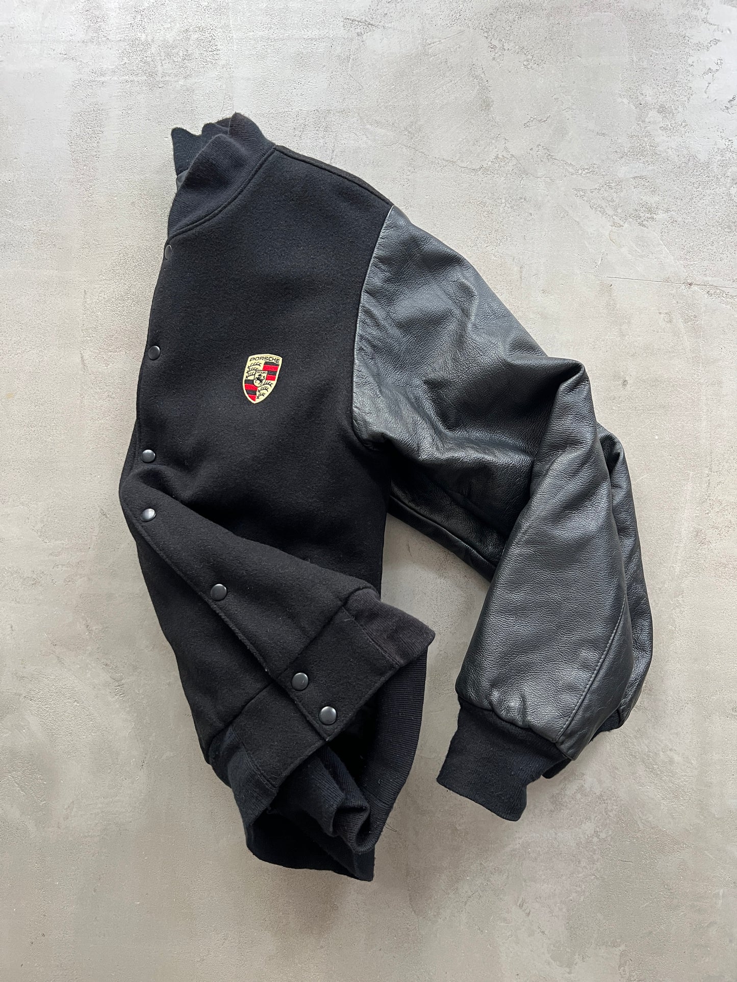 PORSCHE BOMBER JACKET - 1990S - L/M