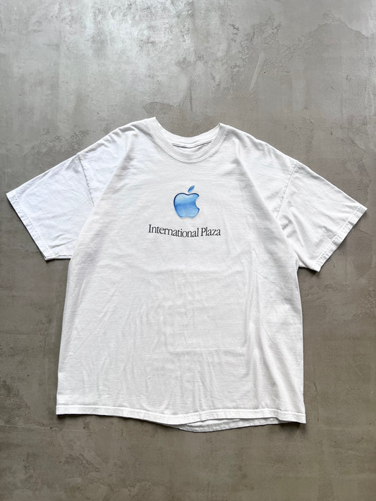 WHITE APPLE PROMO TEE - 2000S