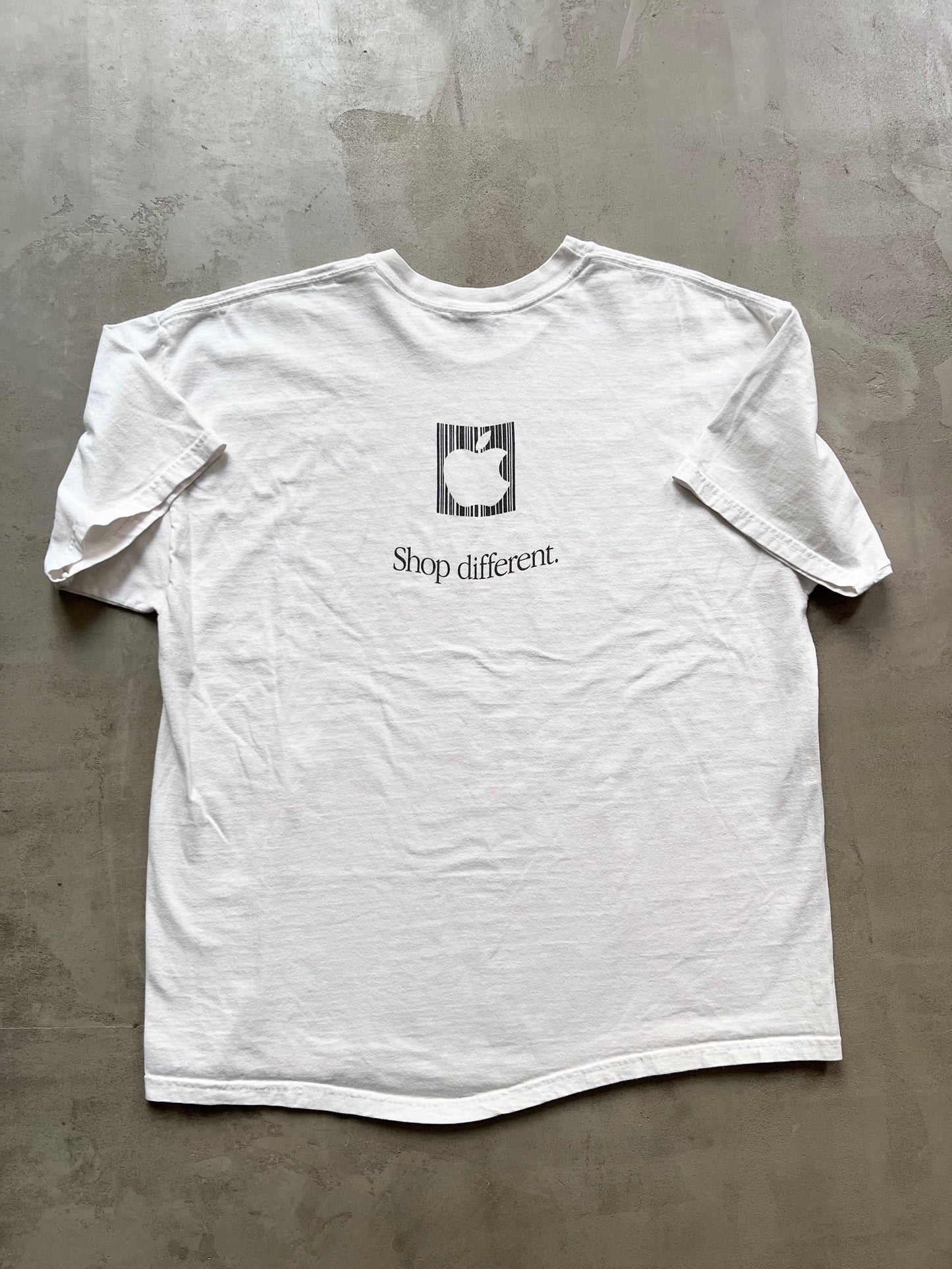 WHITE APPLE PROMO TEE - 2000S