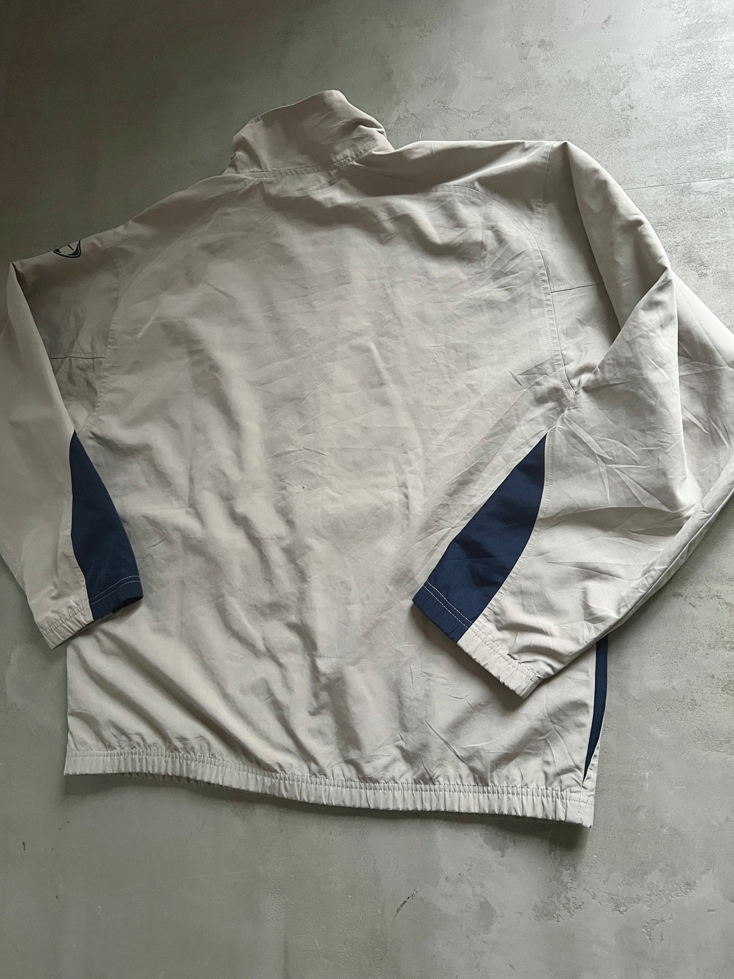 BEIGE/NAVY PSG NIKE TRACK JACKET - 2000S - XL