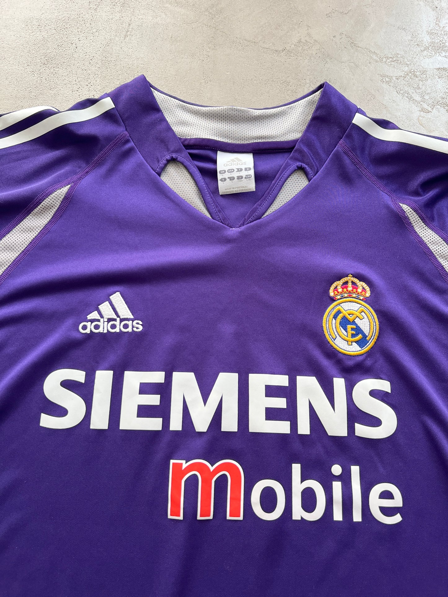 PURPLE REAL MADRID JERSEY - 2004 - XL