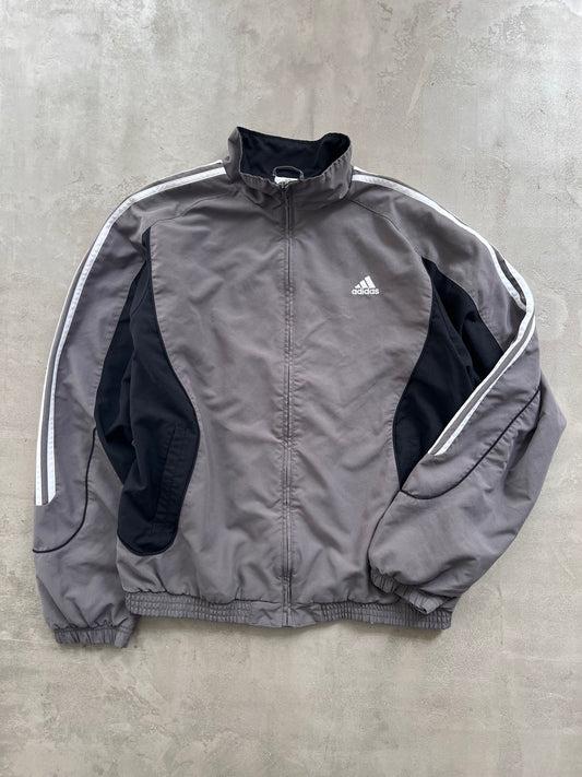 LIGHT MOCHA ADIDAS TRACK JACKET - 2000S