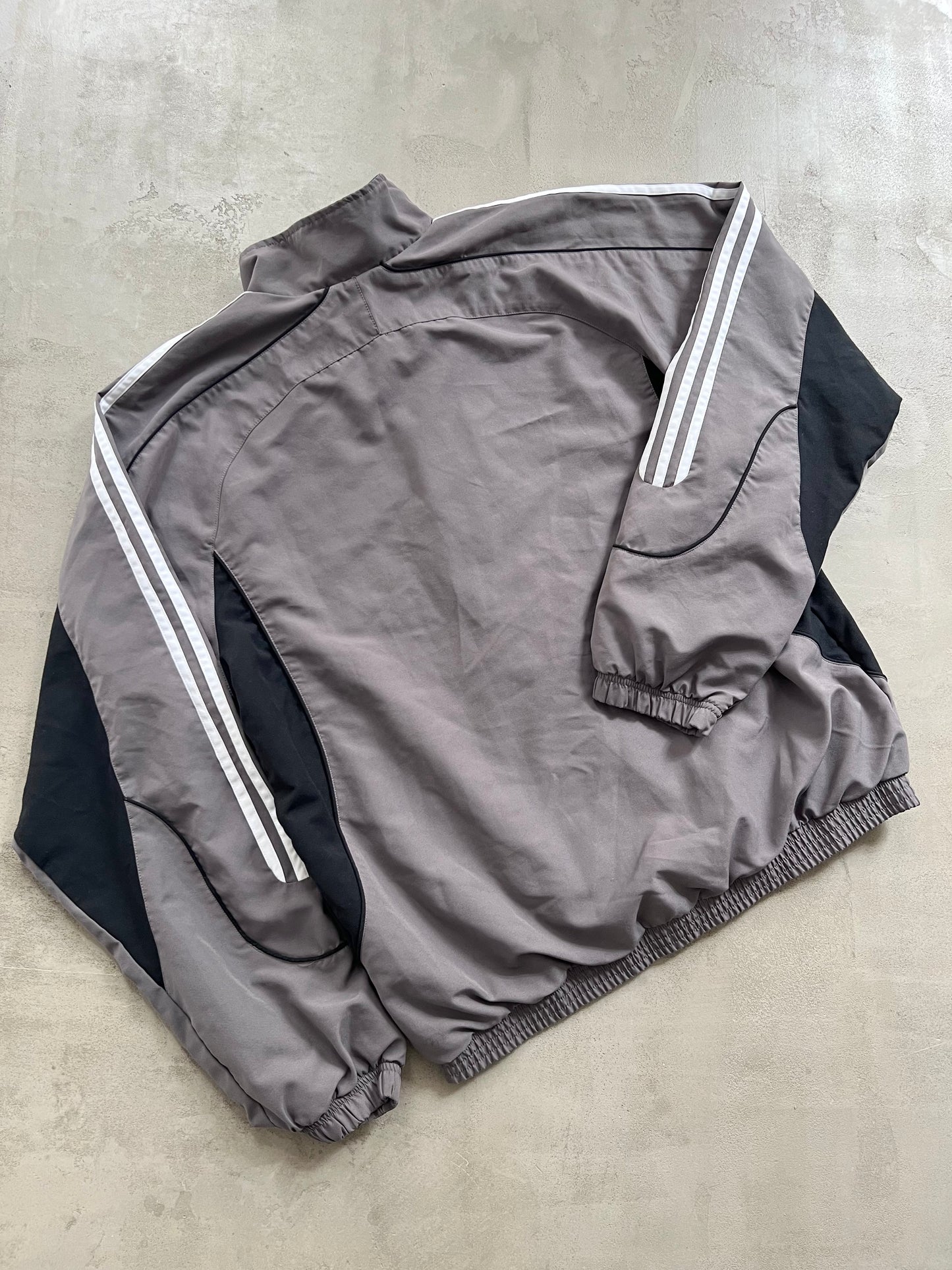 LIGHT MOCHA ADIDAS TRACK JACKET - 2000S