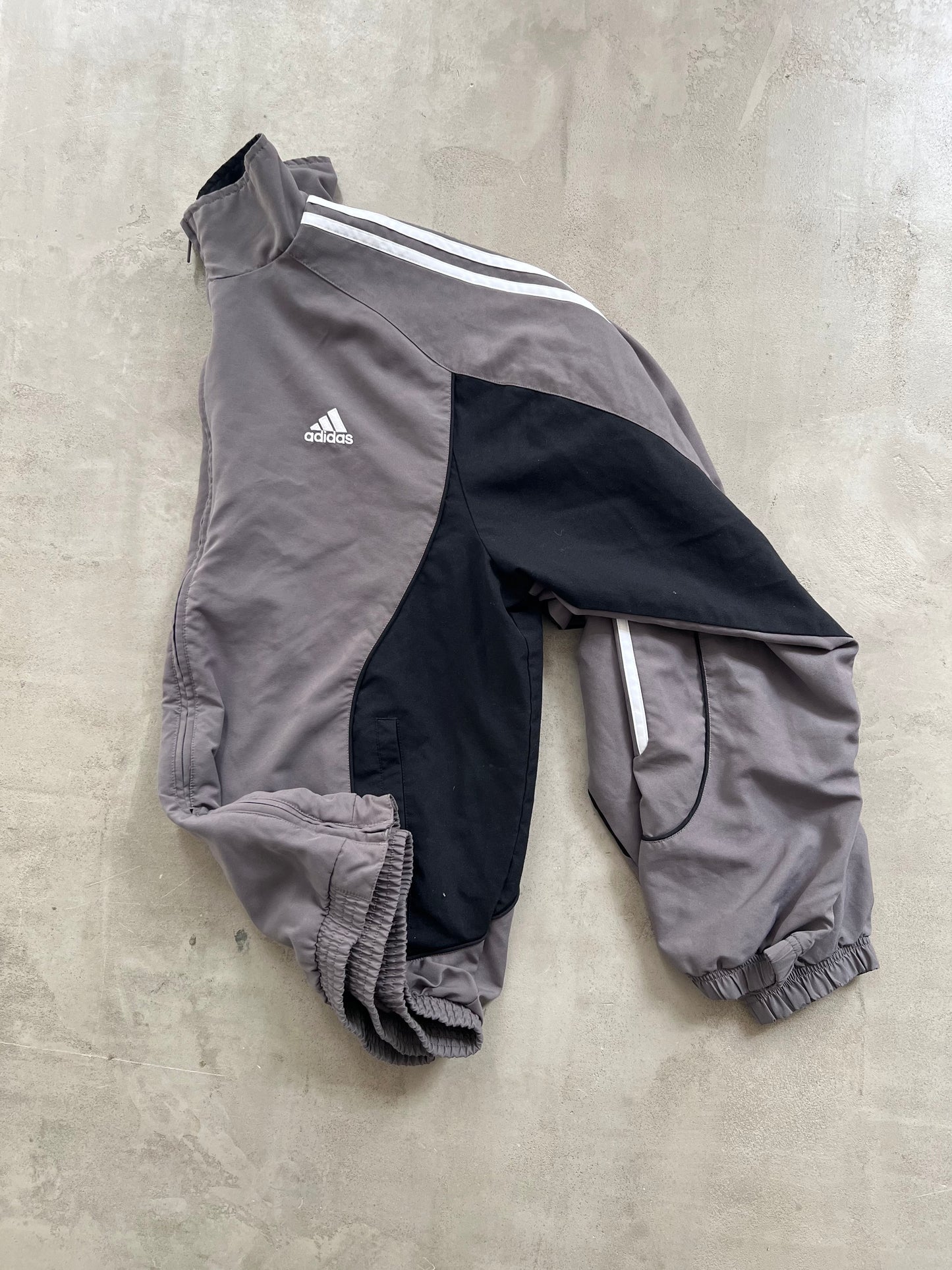 LIGHT MOCHA ADIDAS TRACK JACKET - 2000S