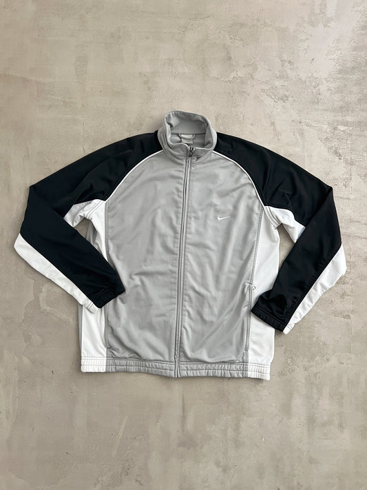 GREY NIKE TRACK JACKET - 2000S - L