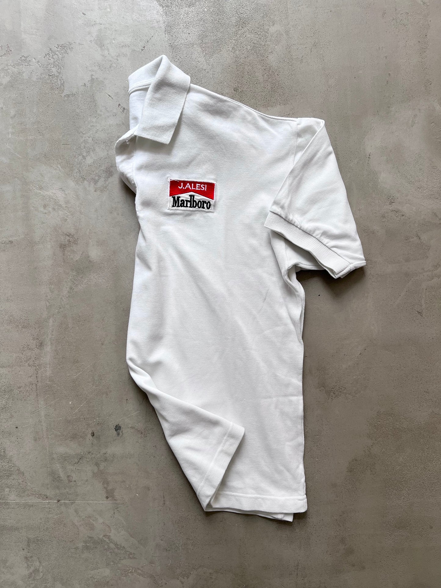 WHITE MARLBORO X FERRARI POLO - 1990S