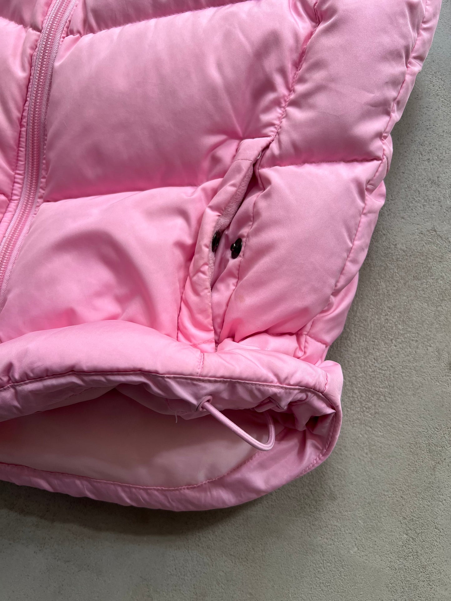 PINK NIKE PUFFER VEST - 2000S - XS