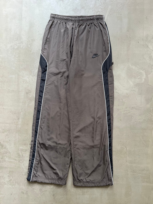 MOCHA/BLACK NIKE TRACK PANTS - 2000S - S/XS