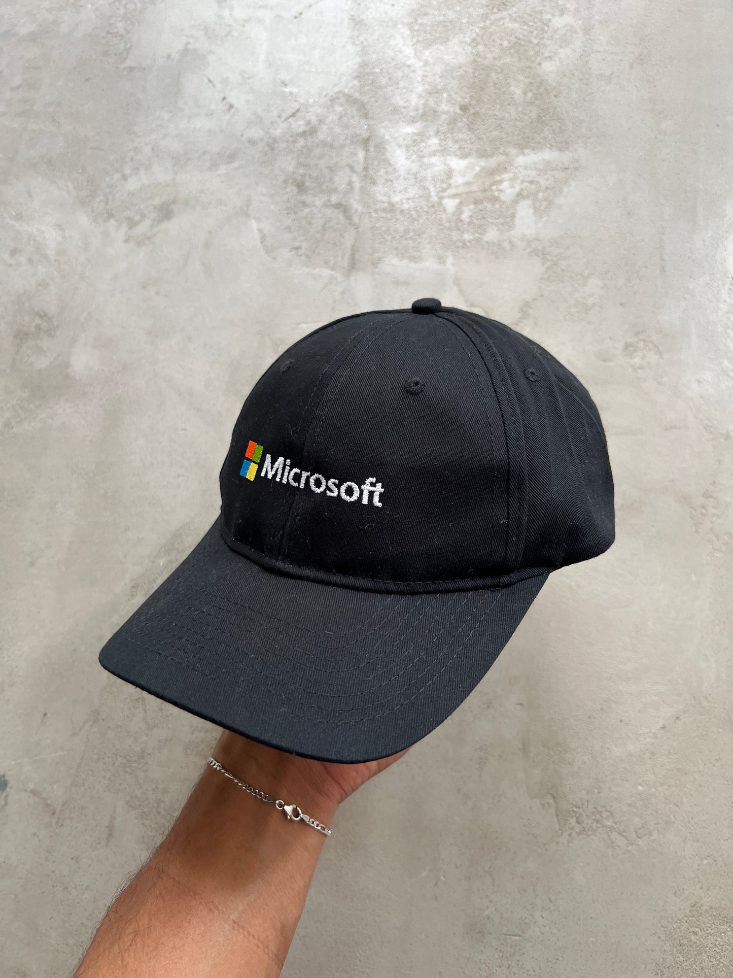 BLACK MICROSOFT PROMO CAP - 2000S