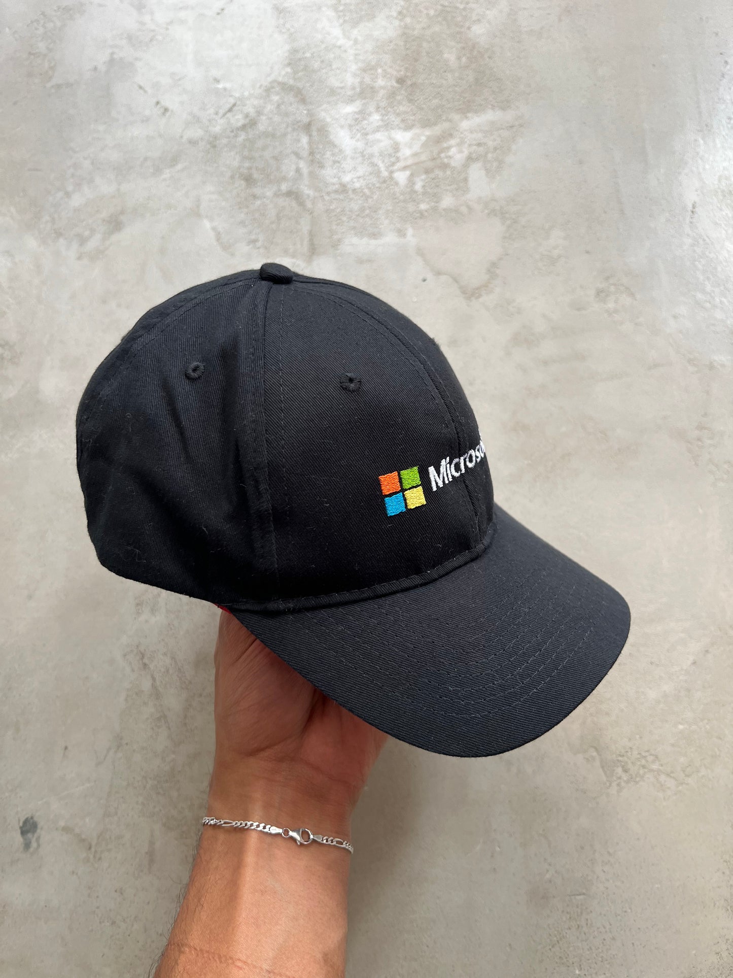 BLACK MICROSOFT PROMO CAP - 2000S