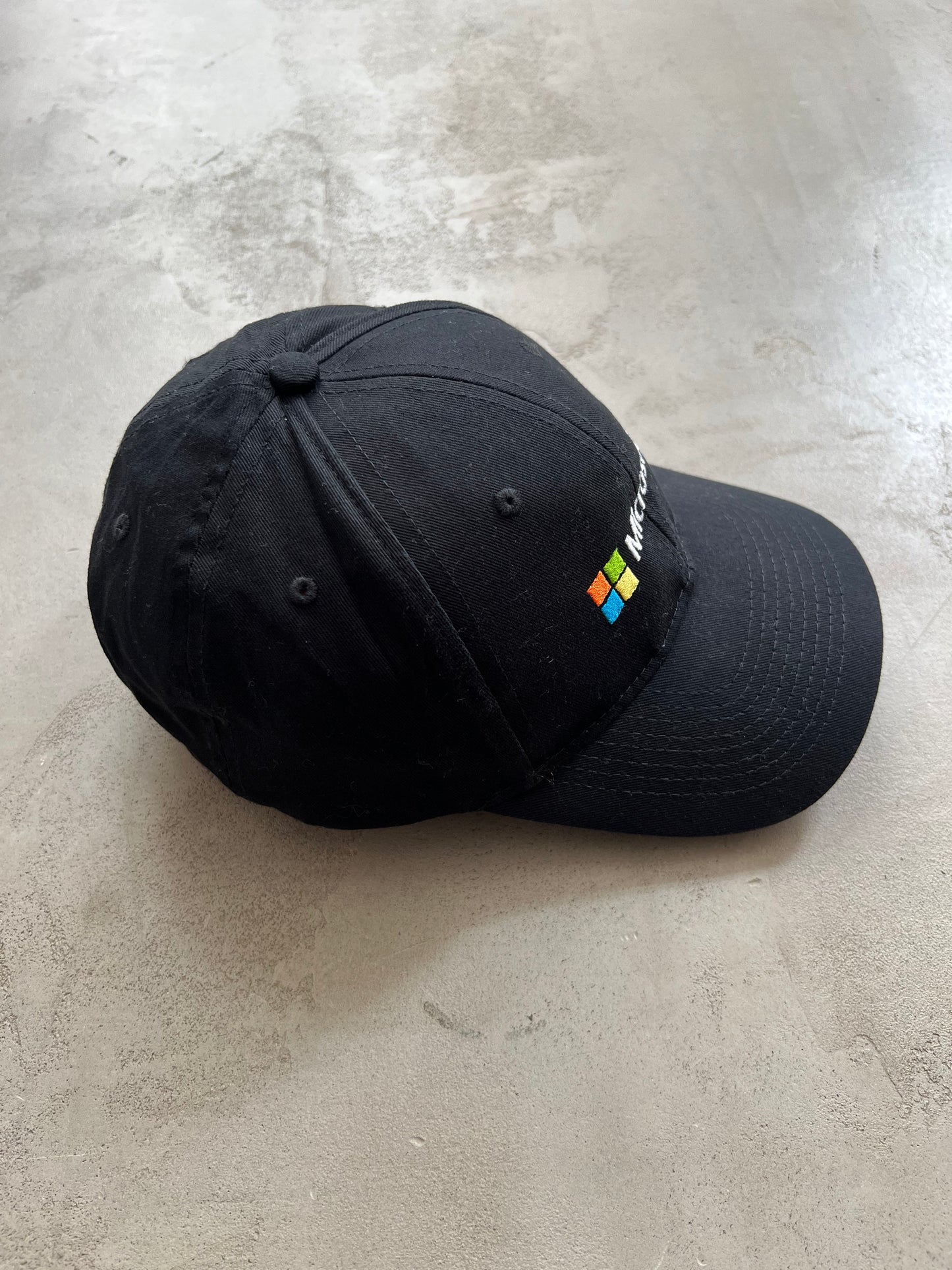 BLACK MICROSOFT PROMO CAP - 2000S