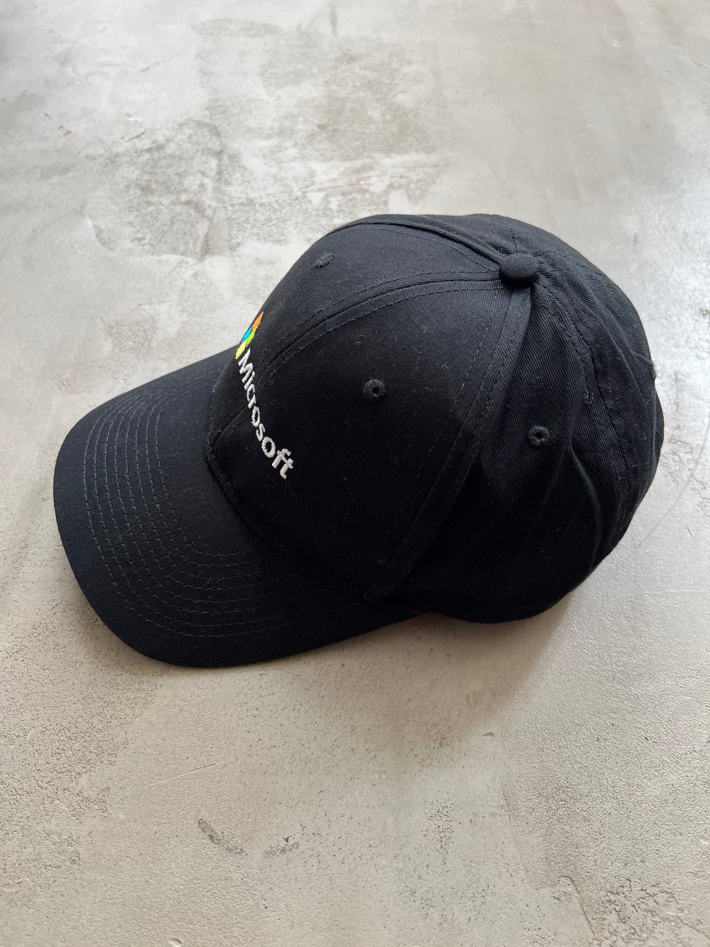 BLACK MICROSOFT PROMO CAP - 2000S