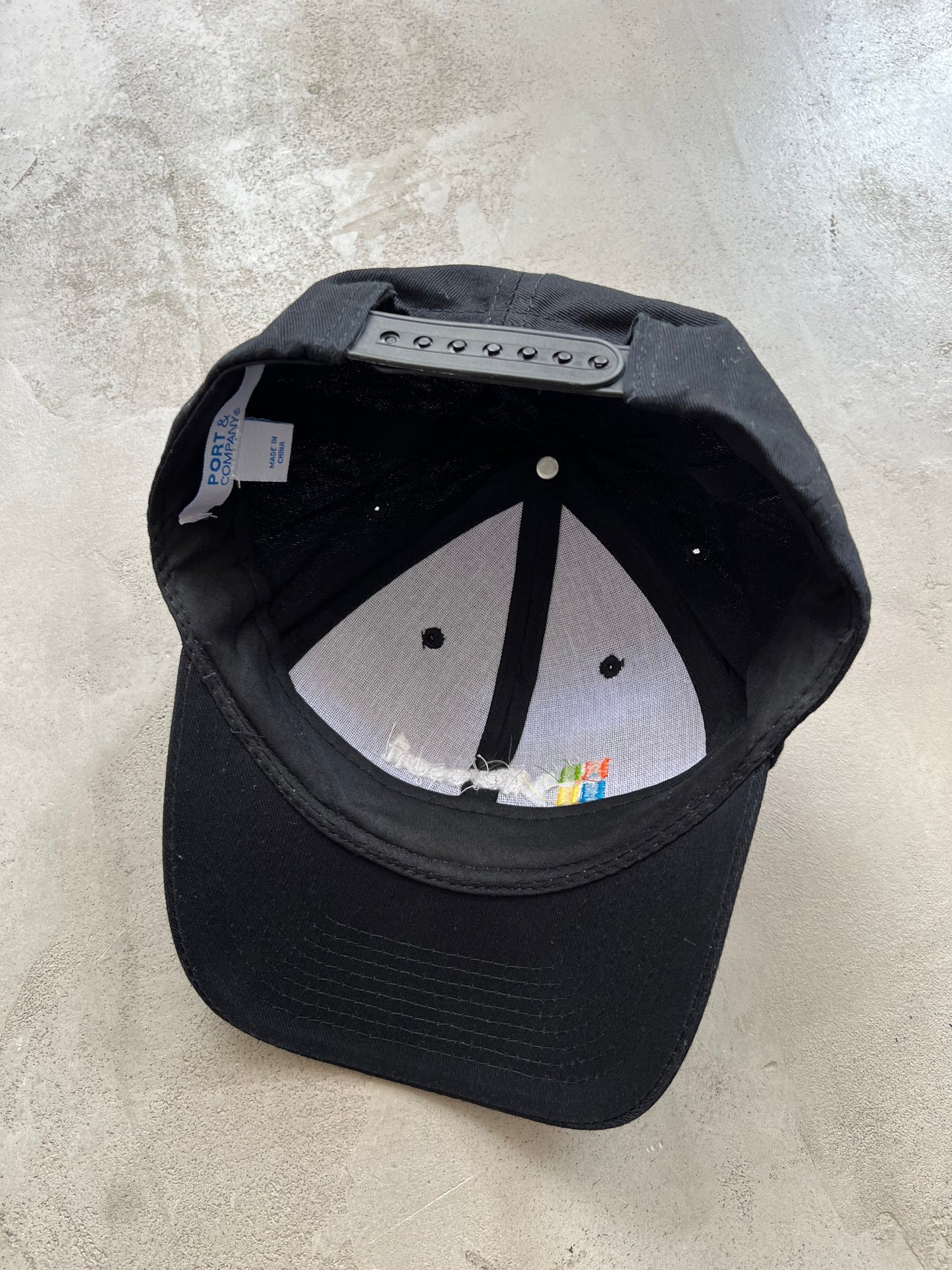 BLACK MICROSOFT PROMO CAP - 2000S