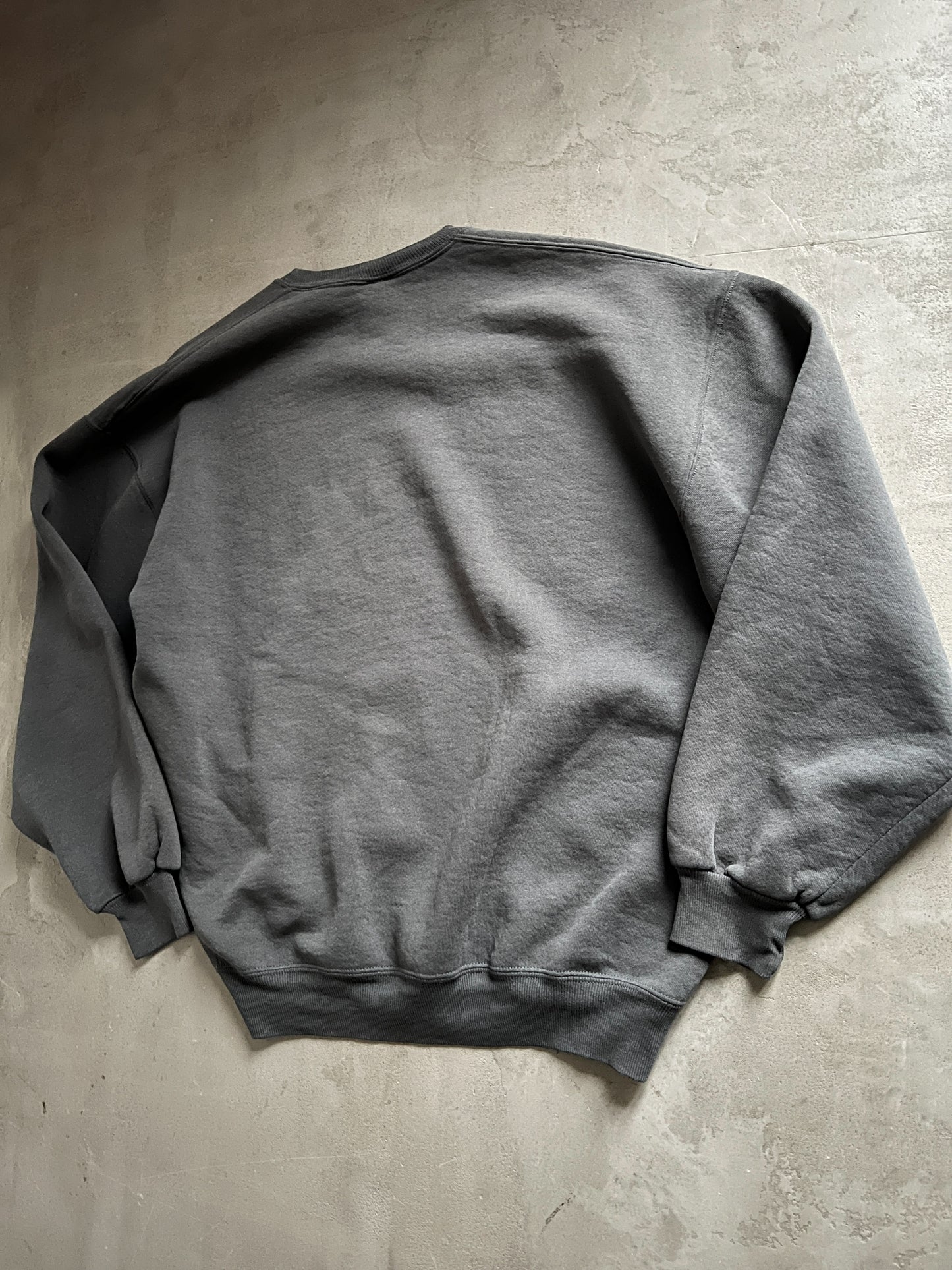 GREY RUSSELL SWEATER - 1990S - L