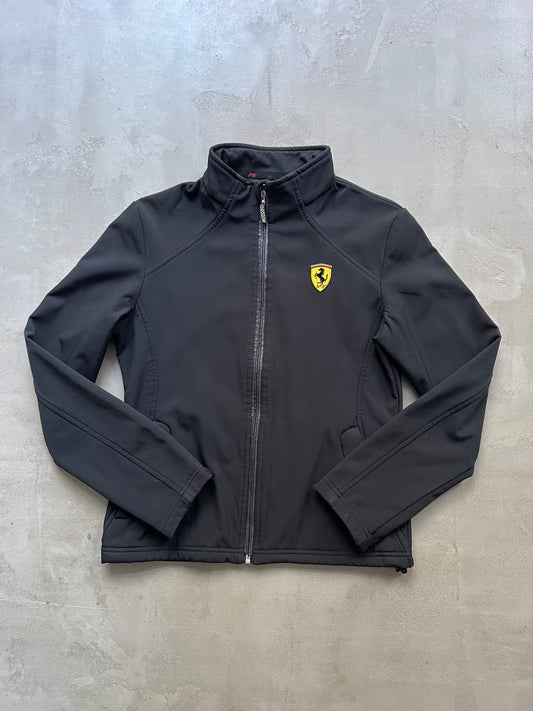 BLACK FERRARI TRACK JACKET - 2000S - XS