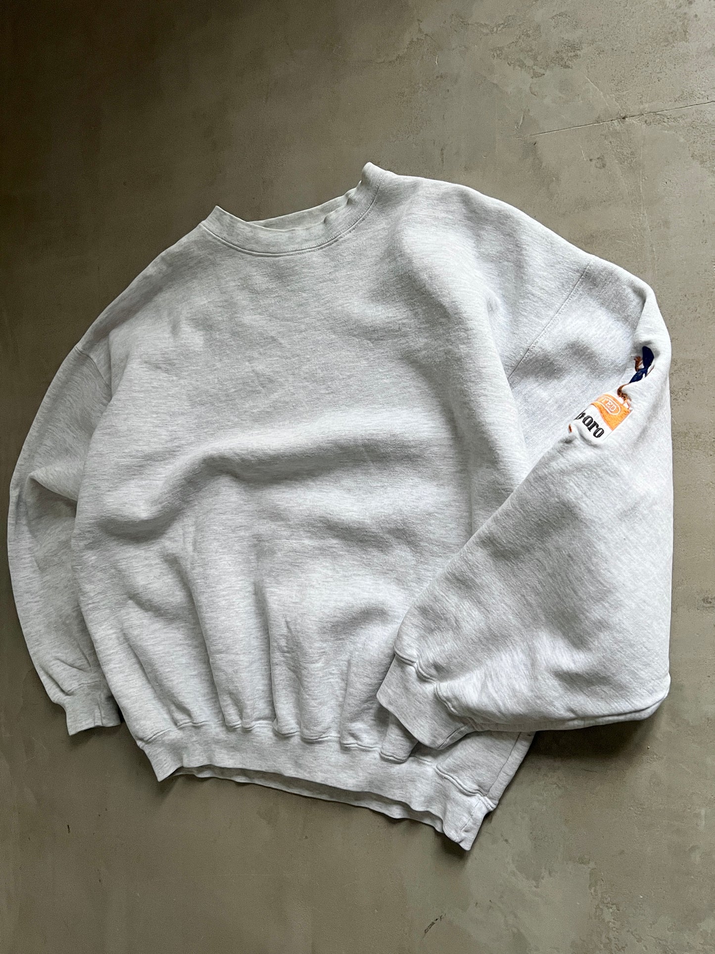 GREY MARLBORO SWEATER - 1990S - M