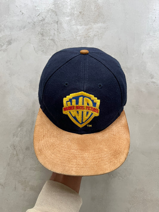 NAVY/BEIGE WARNER BROS CAP - 1990S