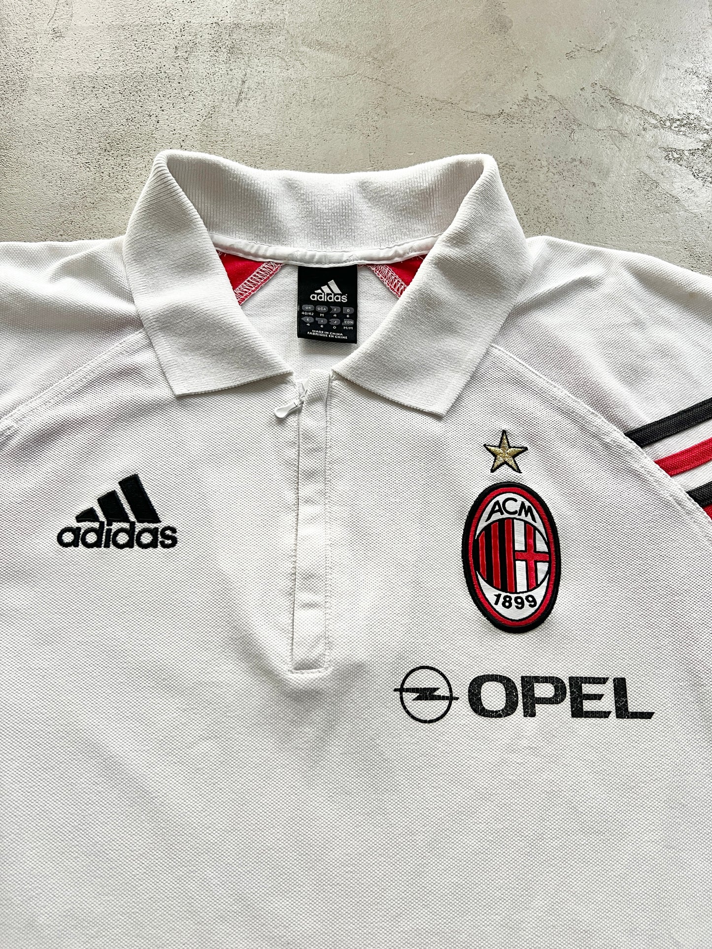 WHITE AC MILAN POLO - 2000S - L