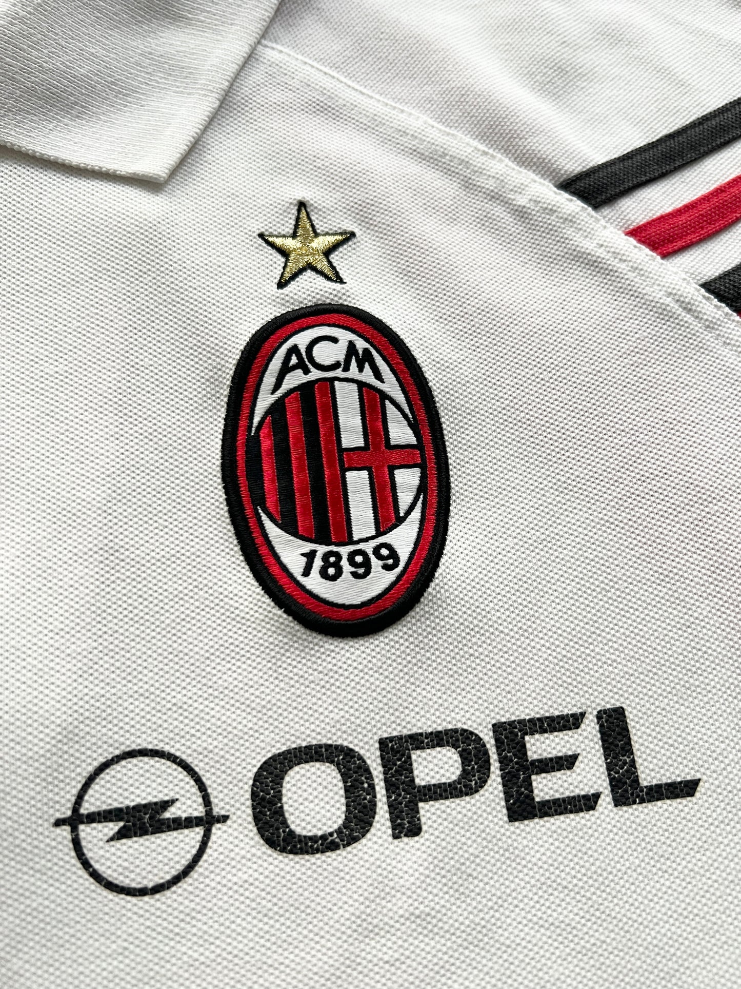 WHITE AC MILAN POLO - 2000S - L