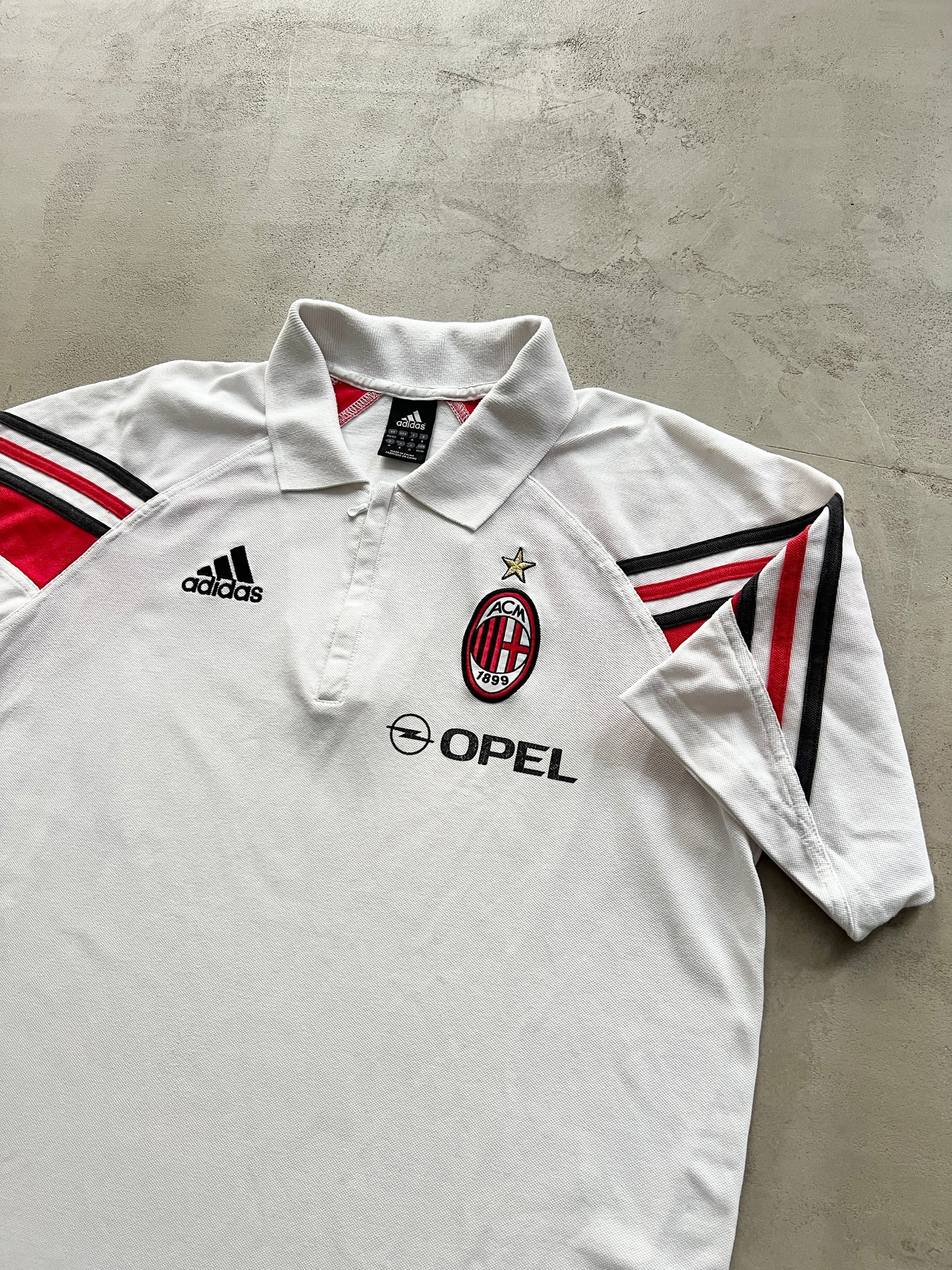 WHITE AC MILAN POLO - 2000S - L