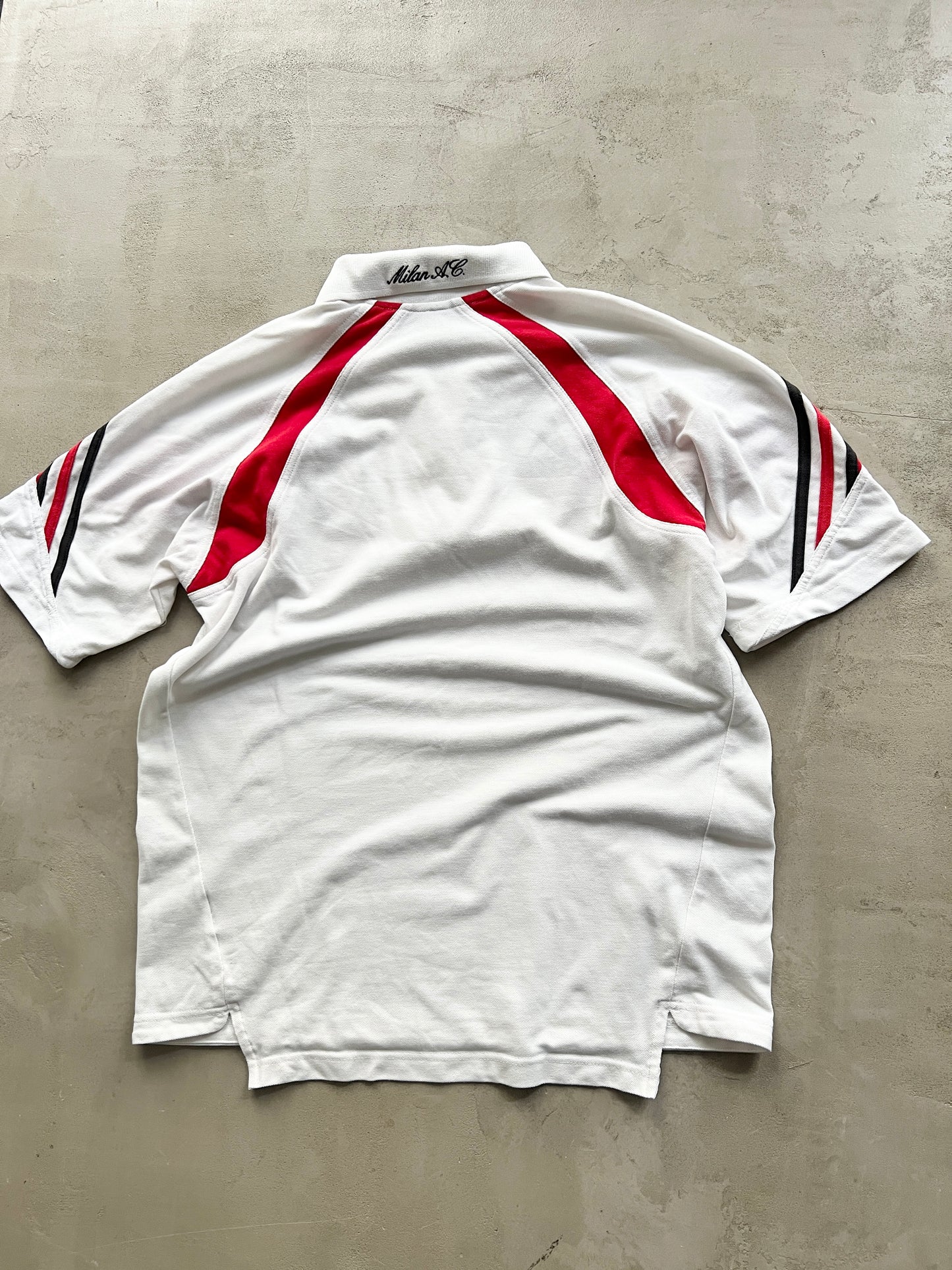 WHITE AC MILAN POLO - 2000S - L