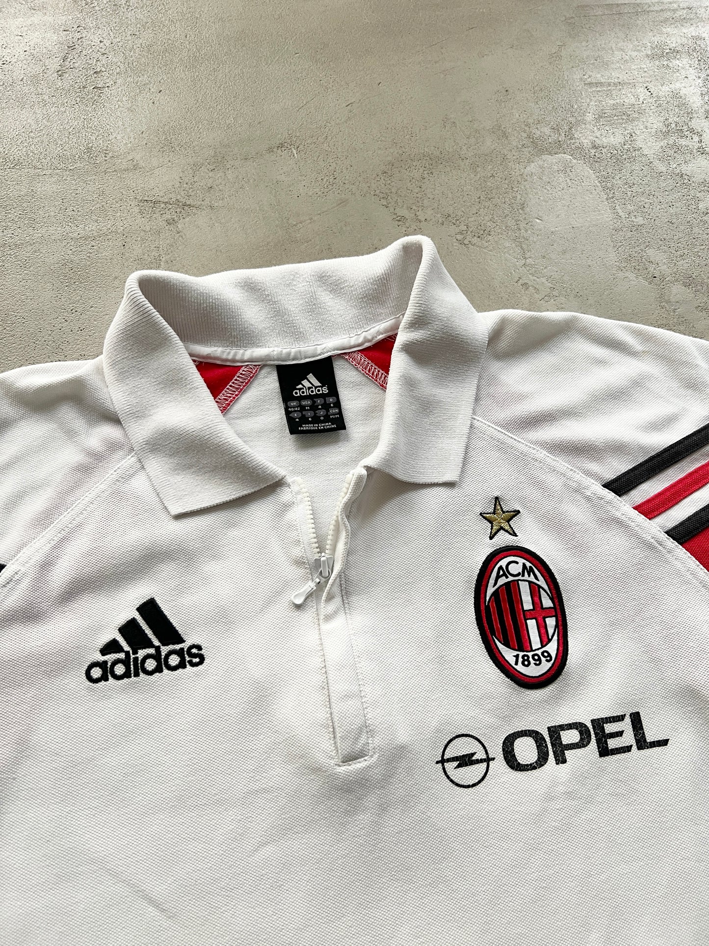 WHITE AC MILAN POLO - 2000S - L