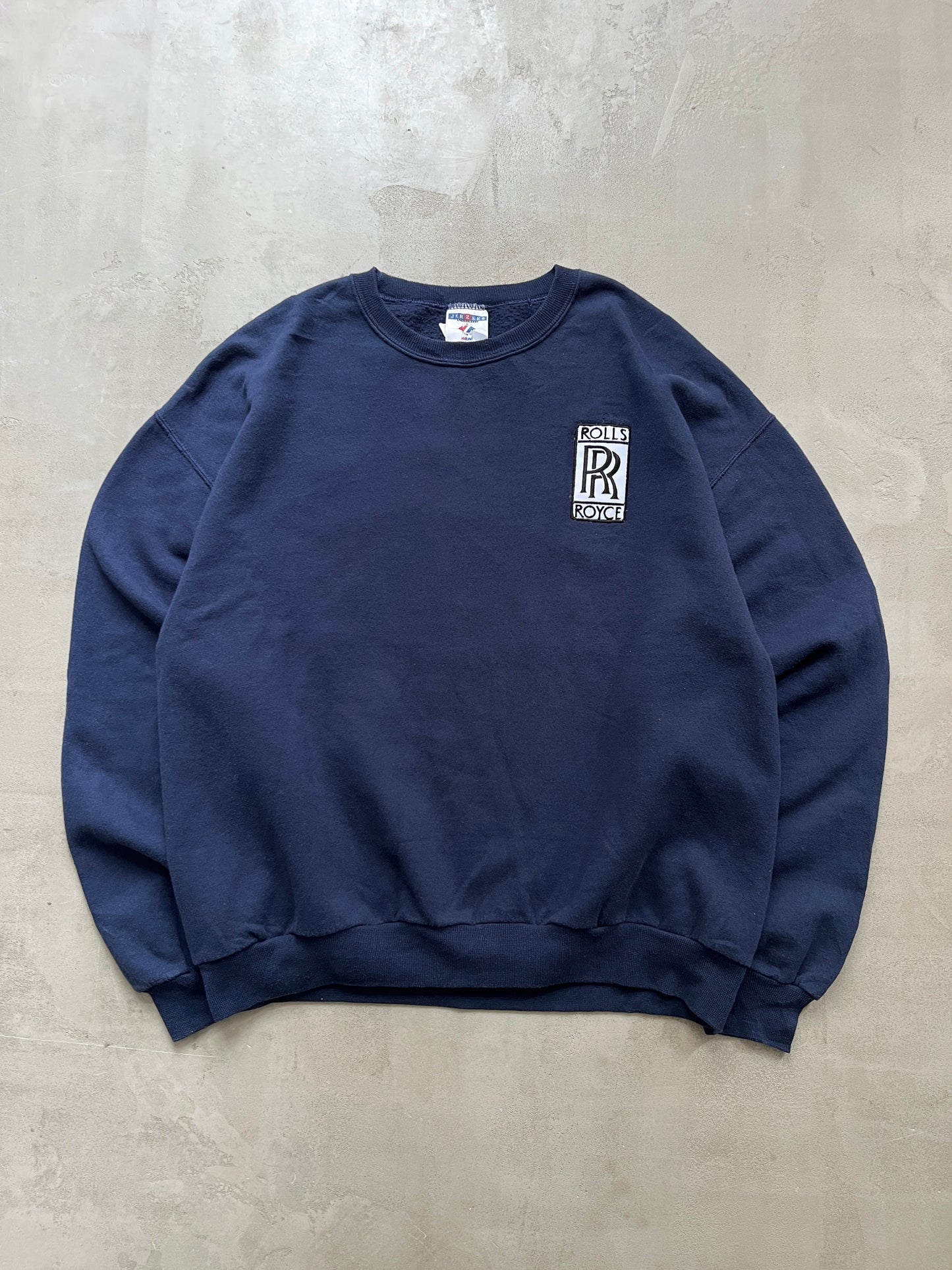 NAVY ROLLS ROYCE SWEATER - 2000S