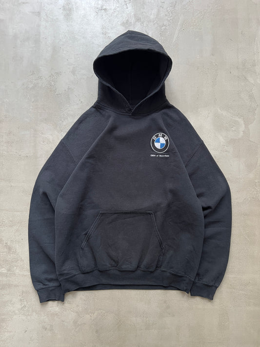 FADED BLACK BMW HOODIE - 2000S