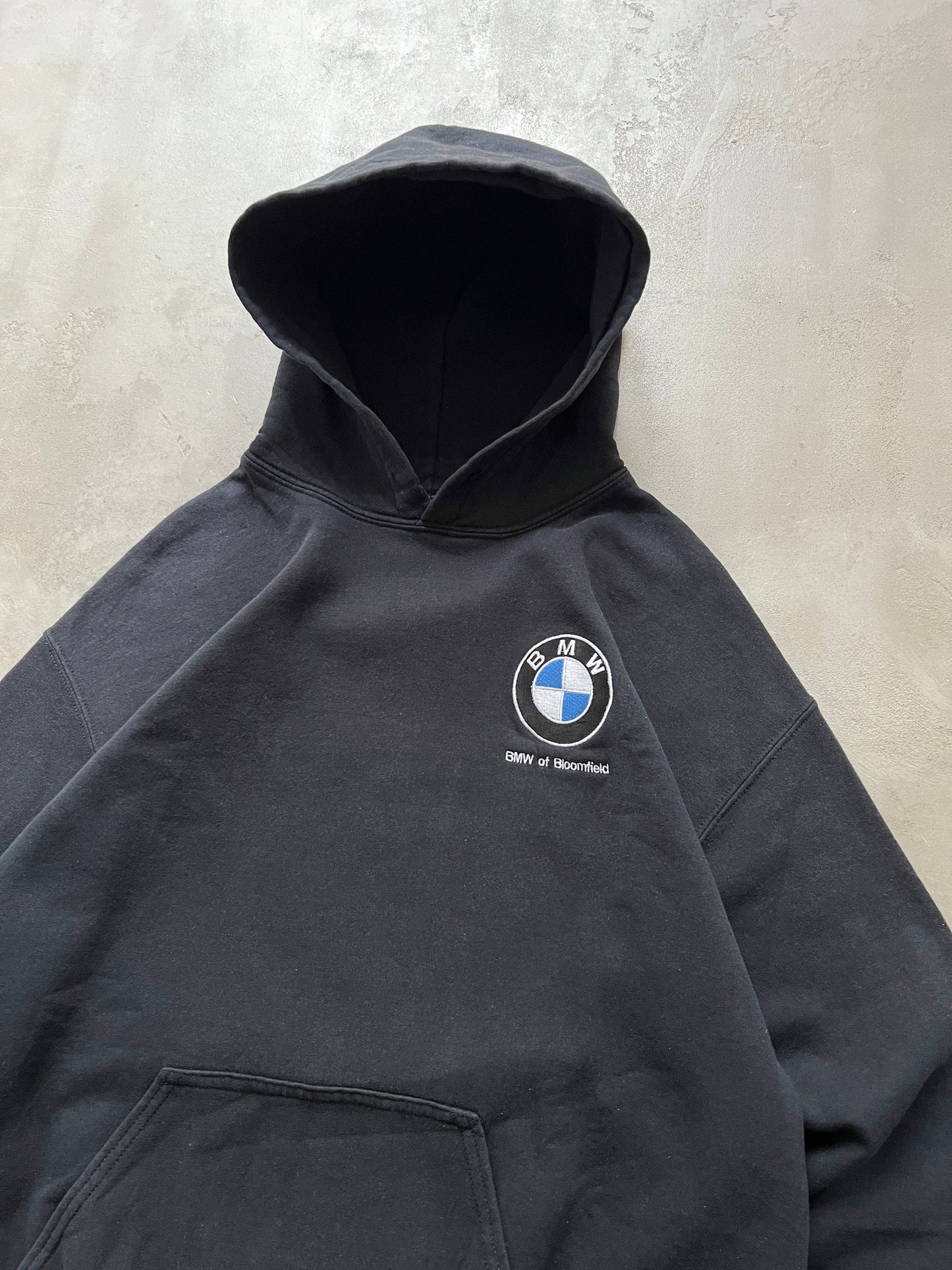 FADED BLACK BMW HOODIE - 2000S