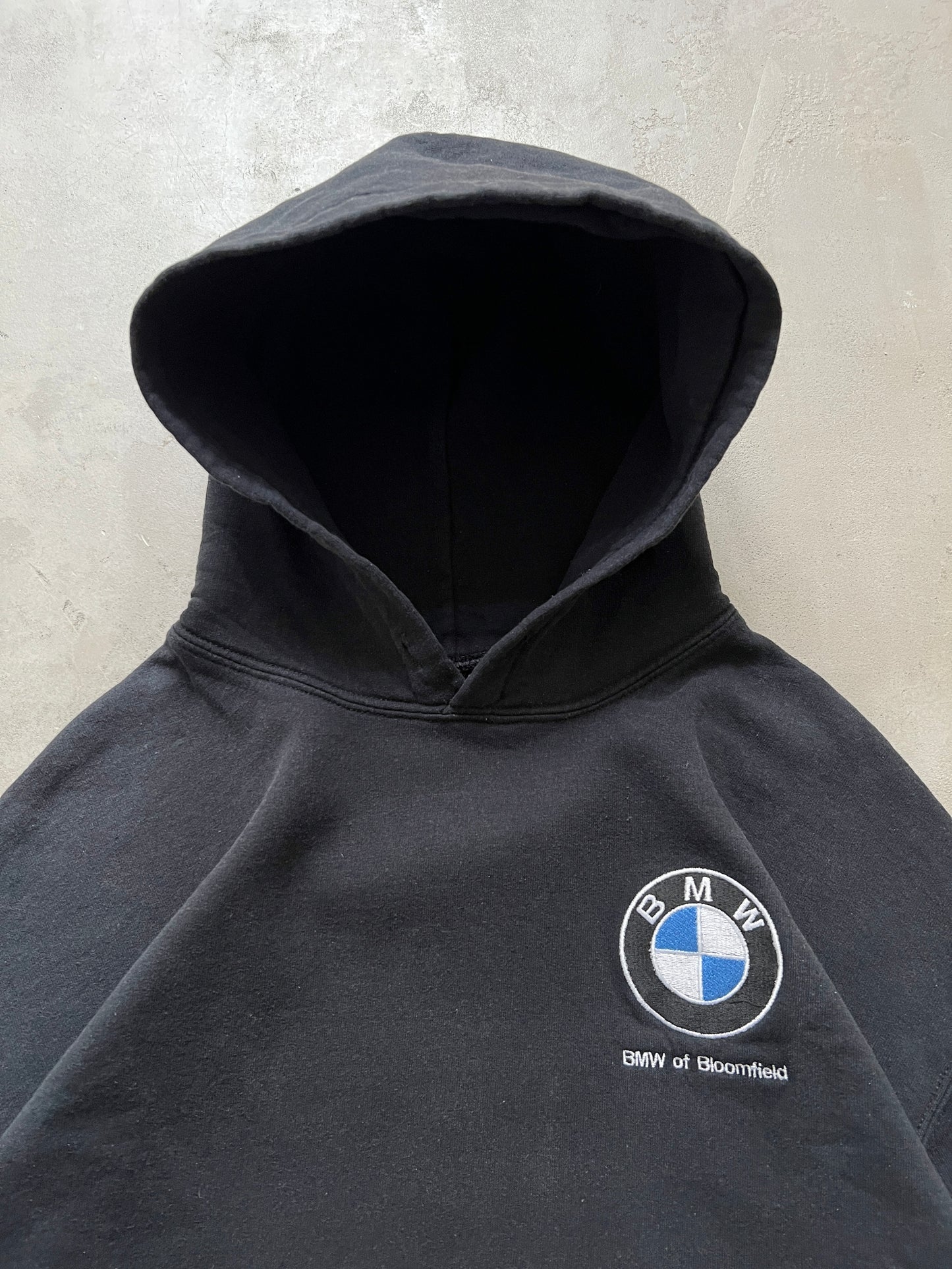 FADED BLACK BMW HOODIE - 2000S