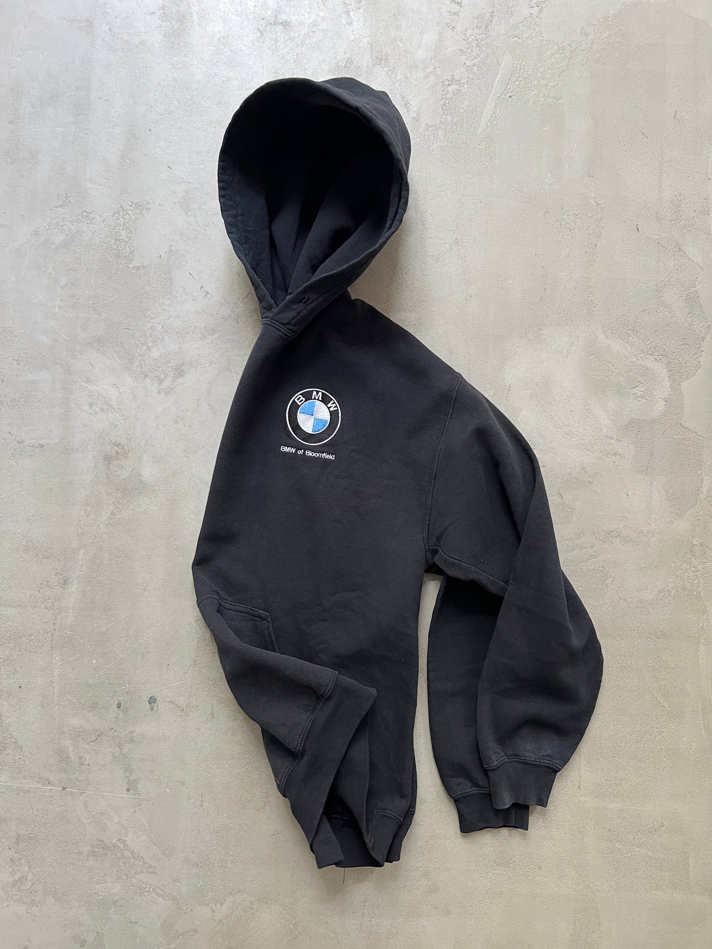 FADED BLACK BMW HOODIE - 2000S