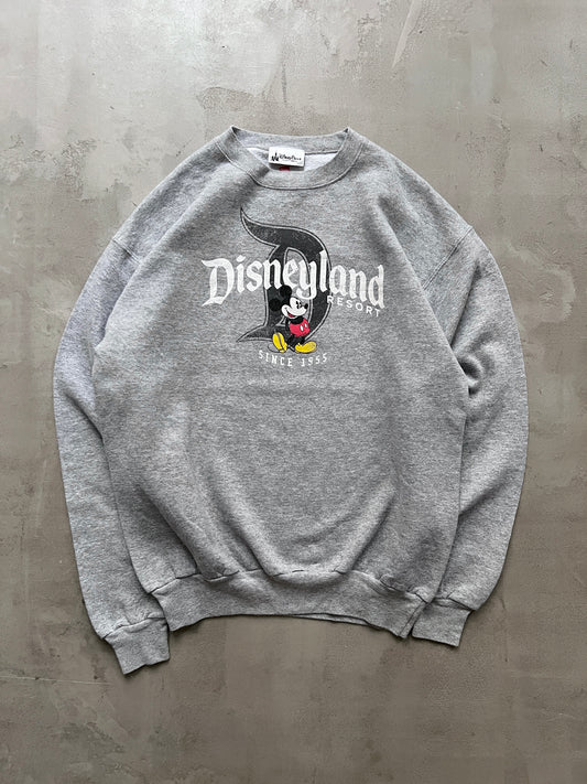 GREY DISNEY LAND SWEATER - 1990S - M