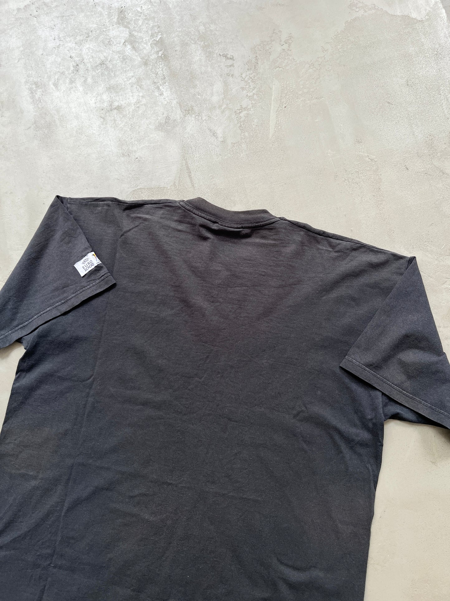 FADED BLACK UEFA EURO TEE - 2000S