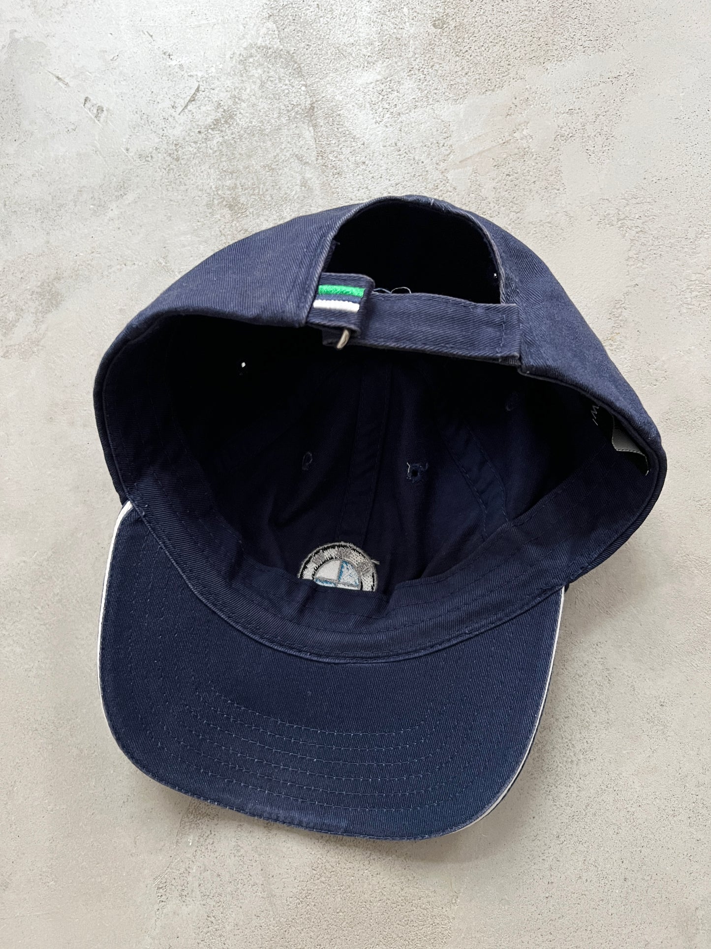 FADED NAVY BMW CAP - 1990S