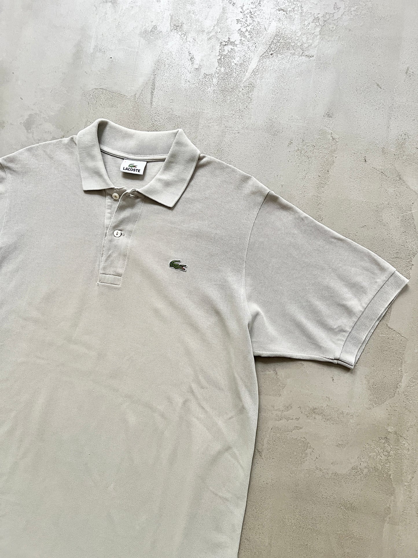 BEIGE LACOSTE POLO - 2000S