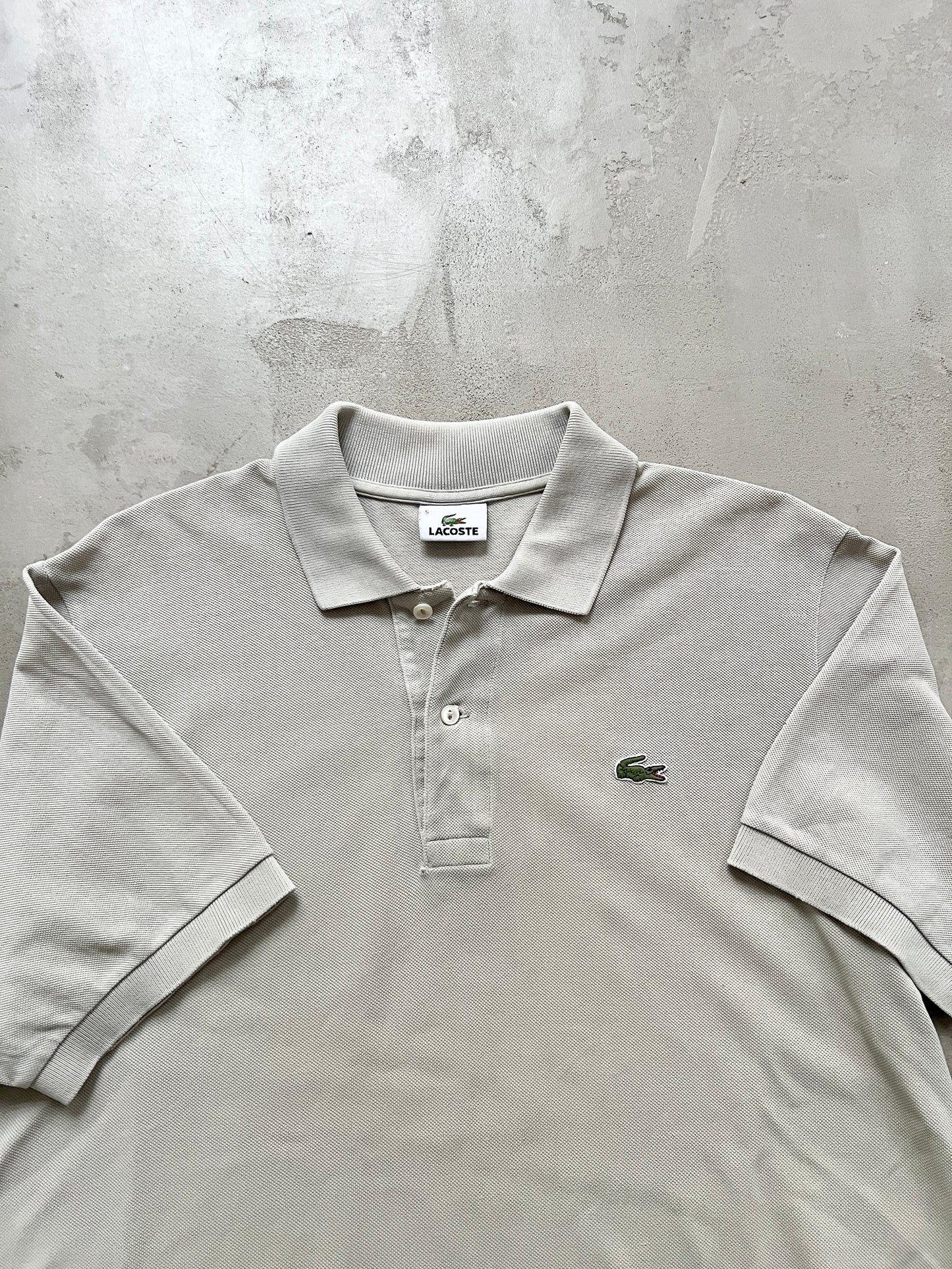 BEIGE LACOSTE POLO - 2000S