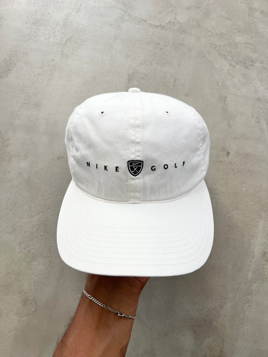 WHITE NIKE GOLF CAP - 2000S