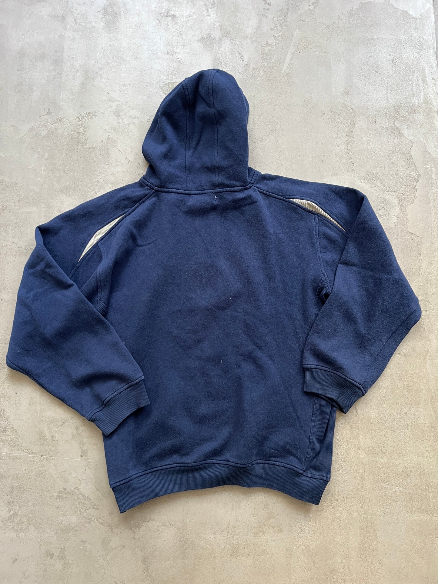 FADED NAVY NIKE YANKEES HOODIE - 1990S