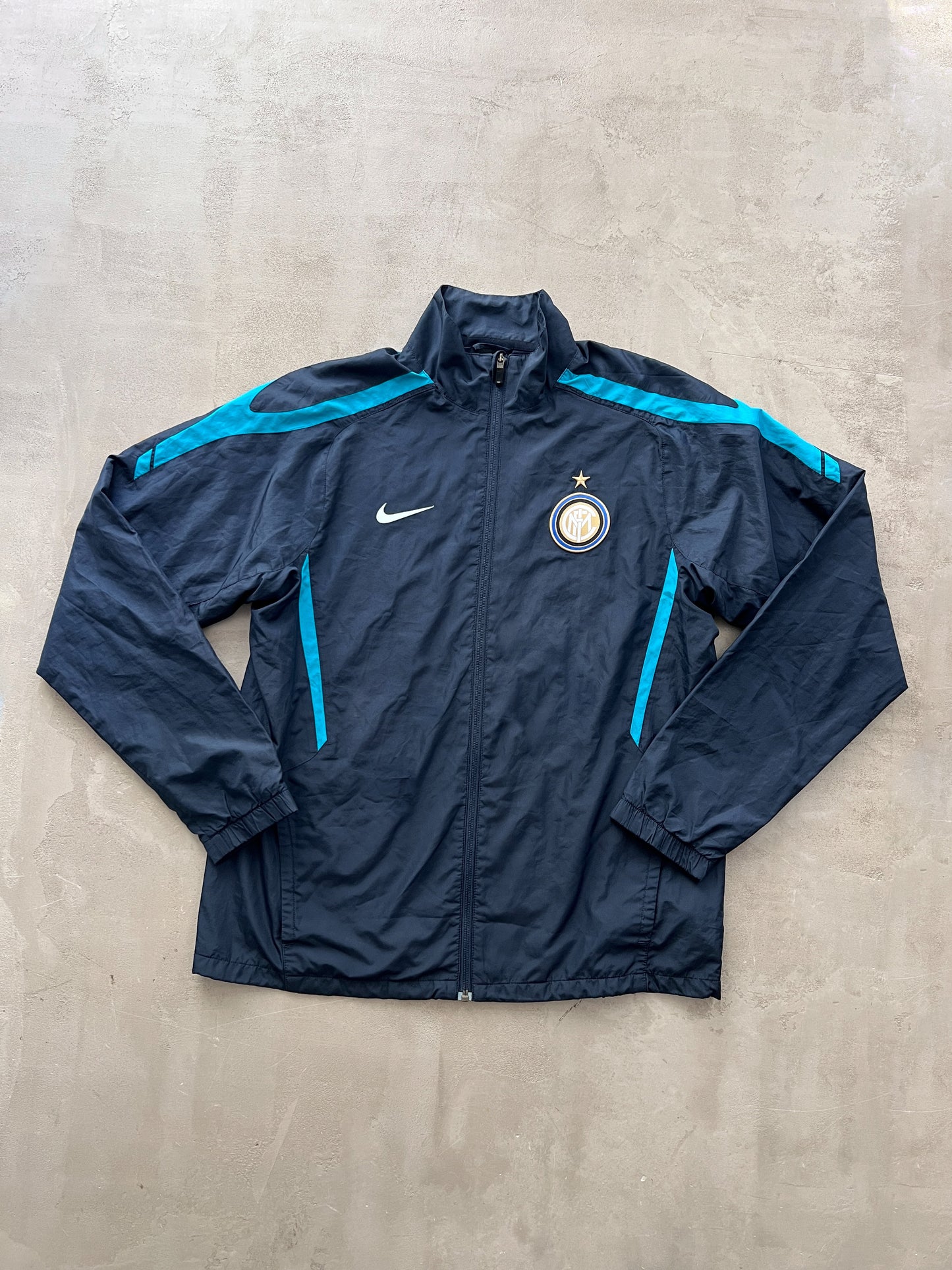 NAVY/BABY BLUEINTER MILAN TRACK JACKET - 2000S - L