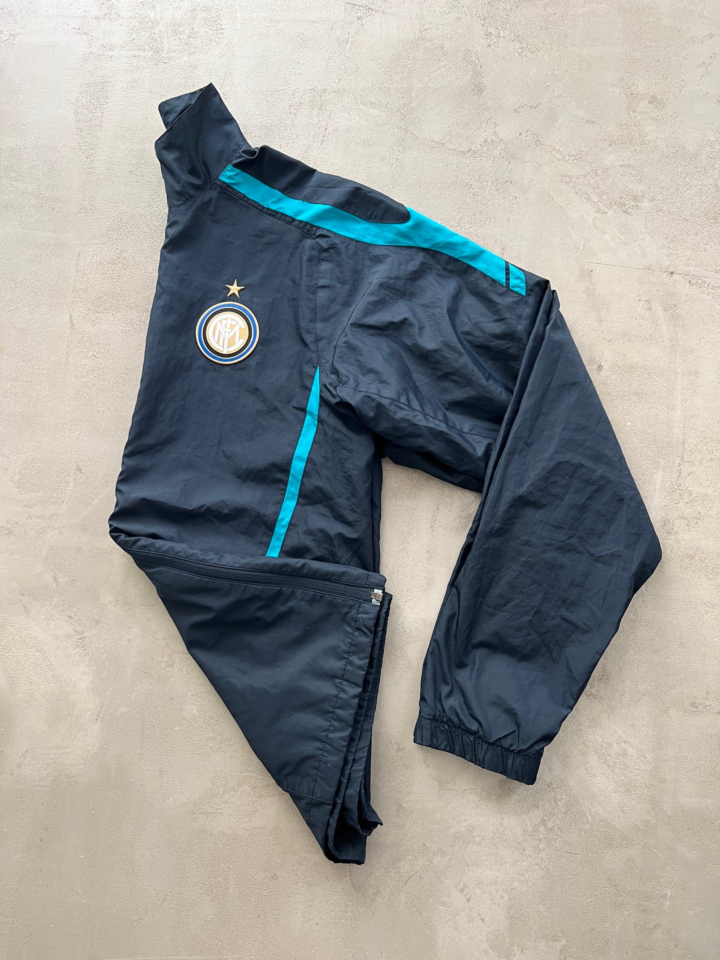 NAVY/BABY BLUEINTER MILAN TRACK JACKET - 2000S - L