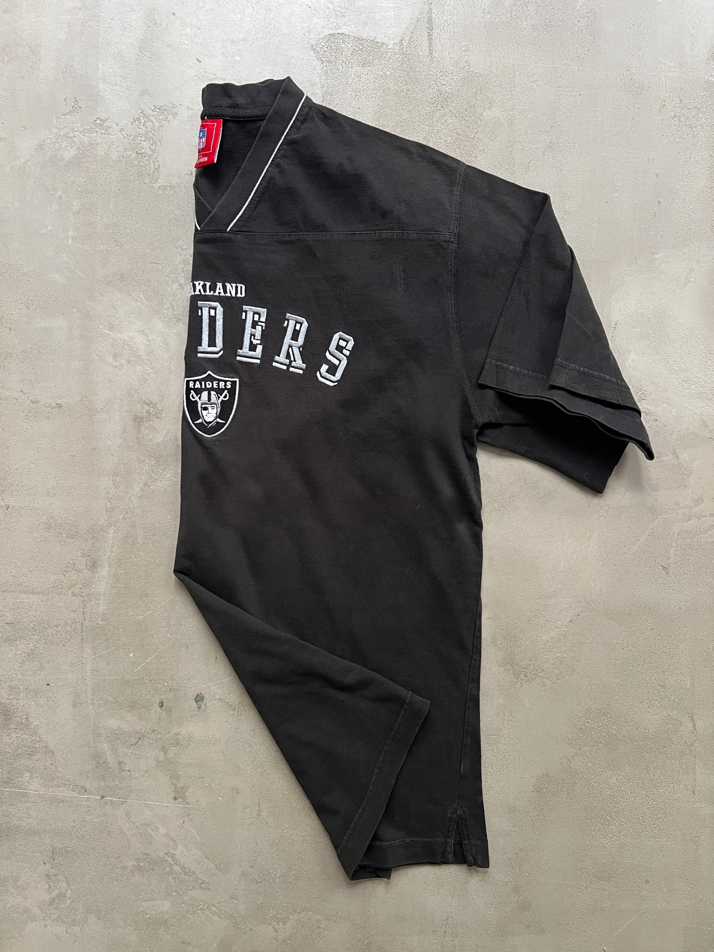 FADED BLACK NFL OAKLAND RAIDERS TEE - 1990S