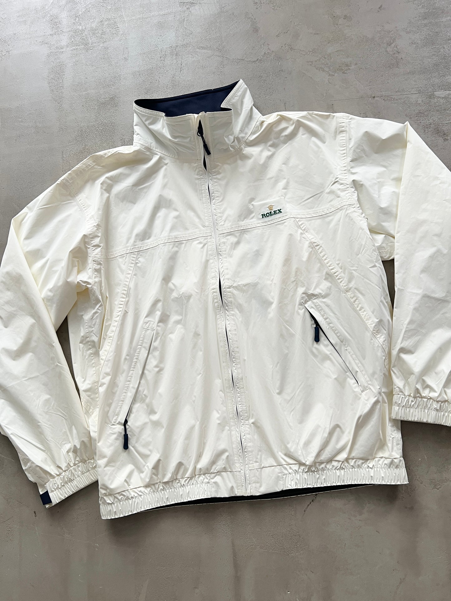 CREME ROLEX YACHT JACKET - 2000S - XL/L