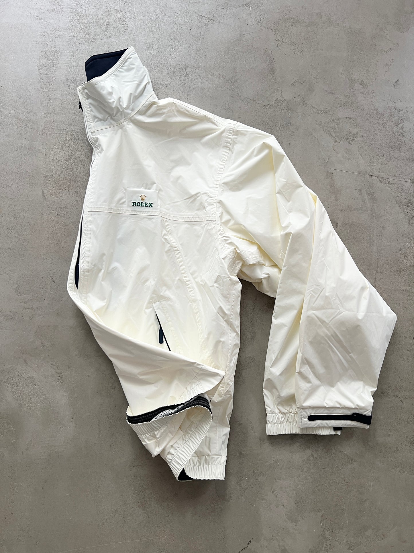 CREME ROLEX YACHT JACKET - 2000S - XL/L